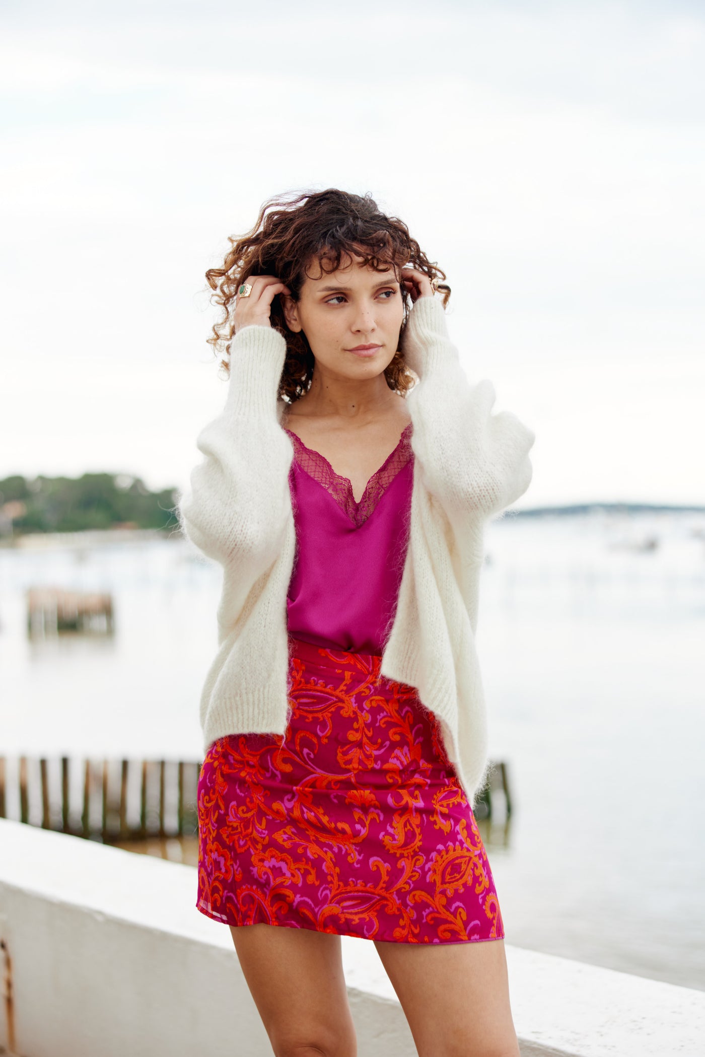Cardigan Monifa - Ecru
