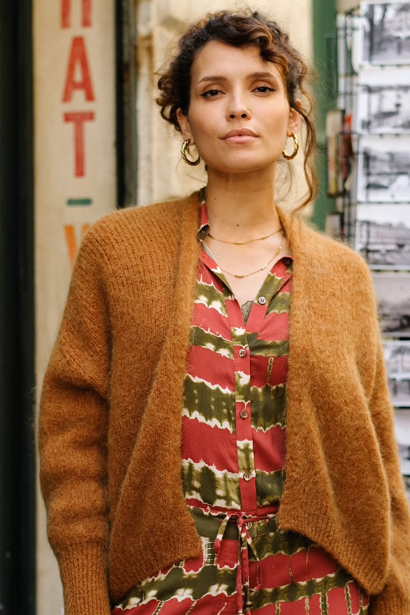 Gilet Monifa - Marron