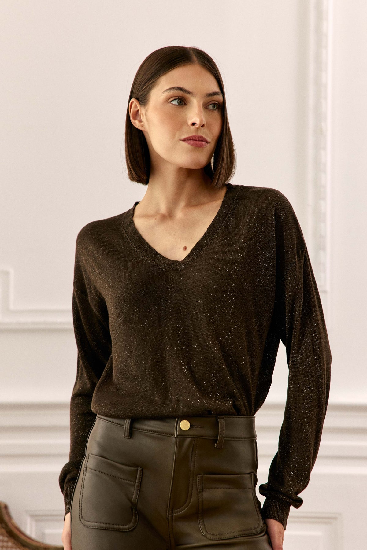 Monnyta - Pull coupe droite