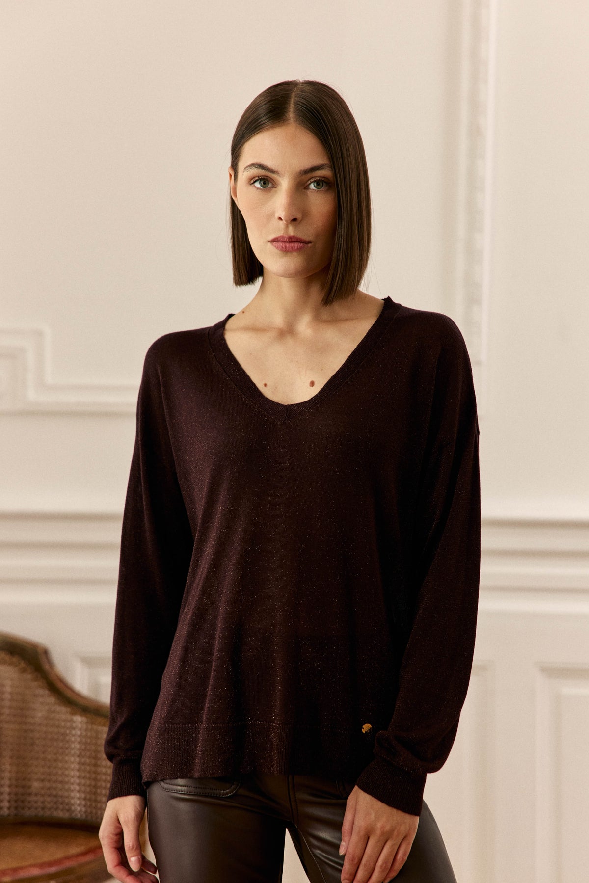 Monnyta - Pull coupe droite