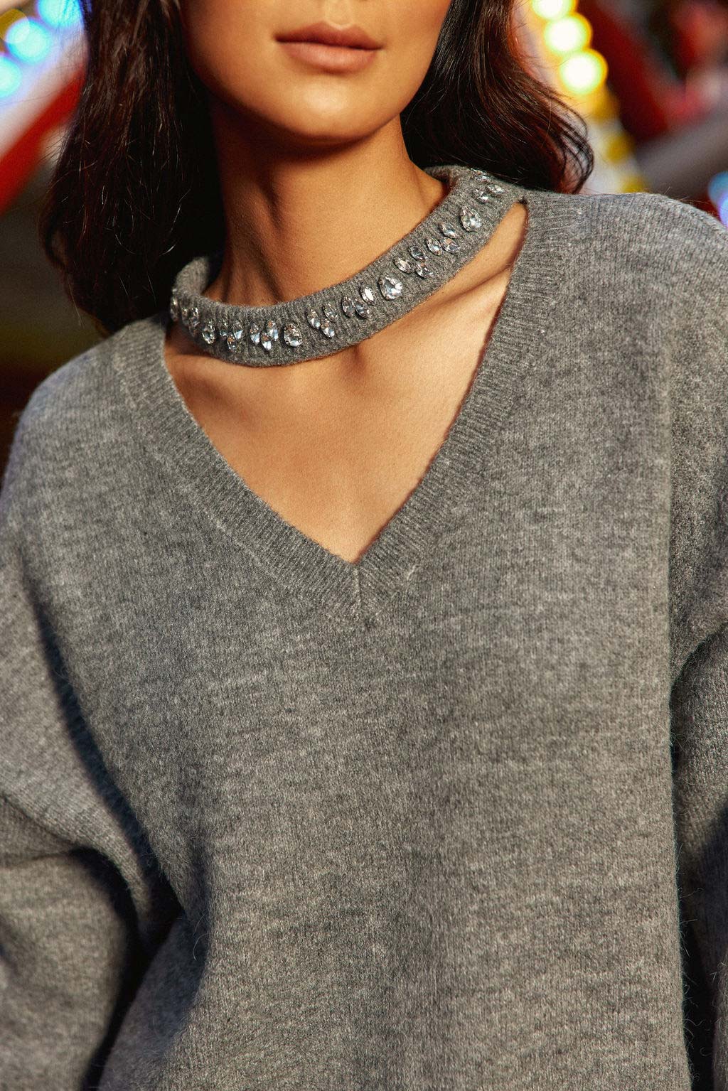 Pullover Mora - 03-gris Chine