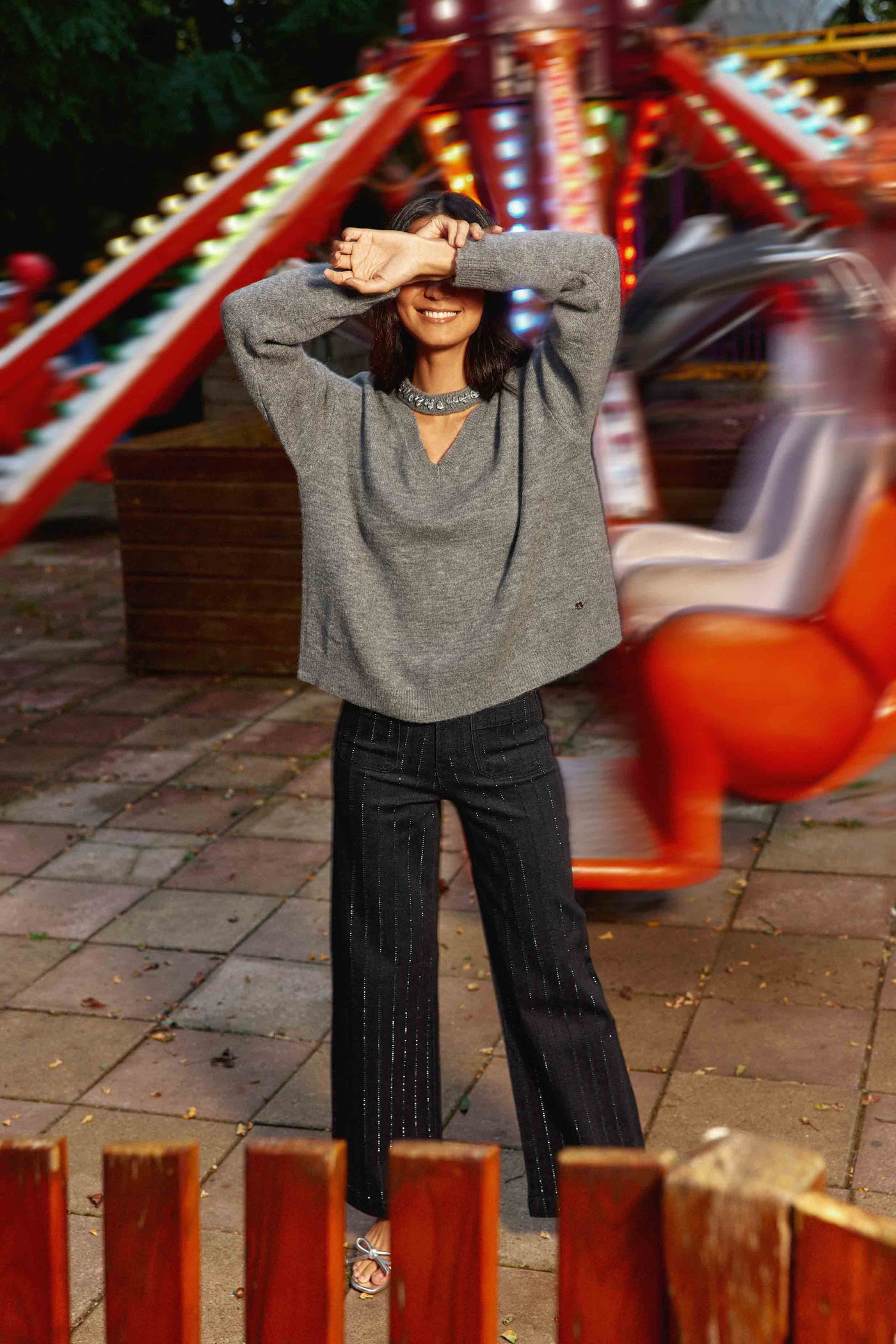Pullover Mora - 03-gris Chine