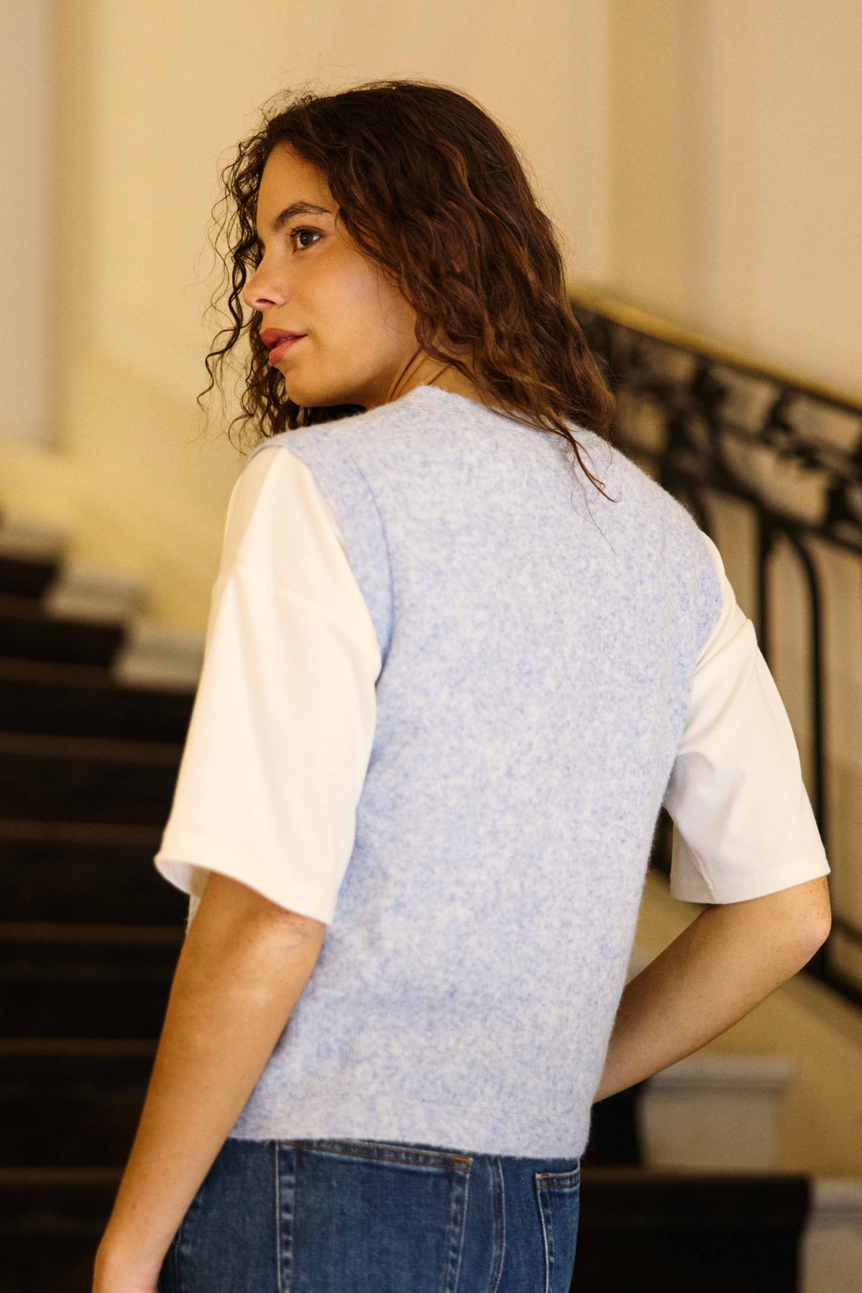 Gilet sans manches ciel - Mori