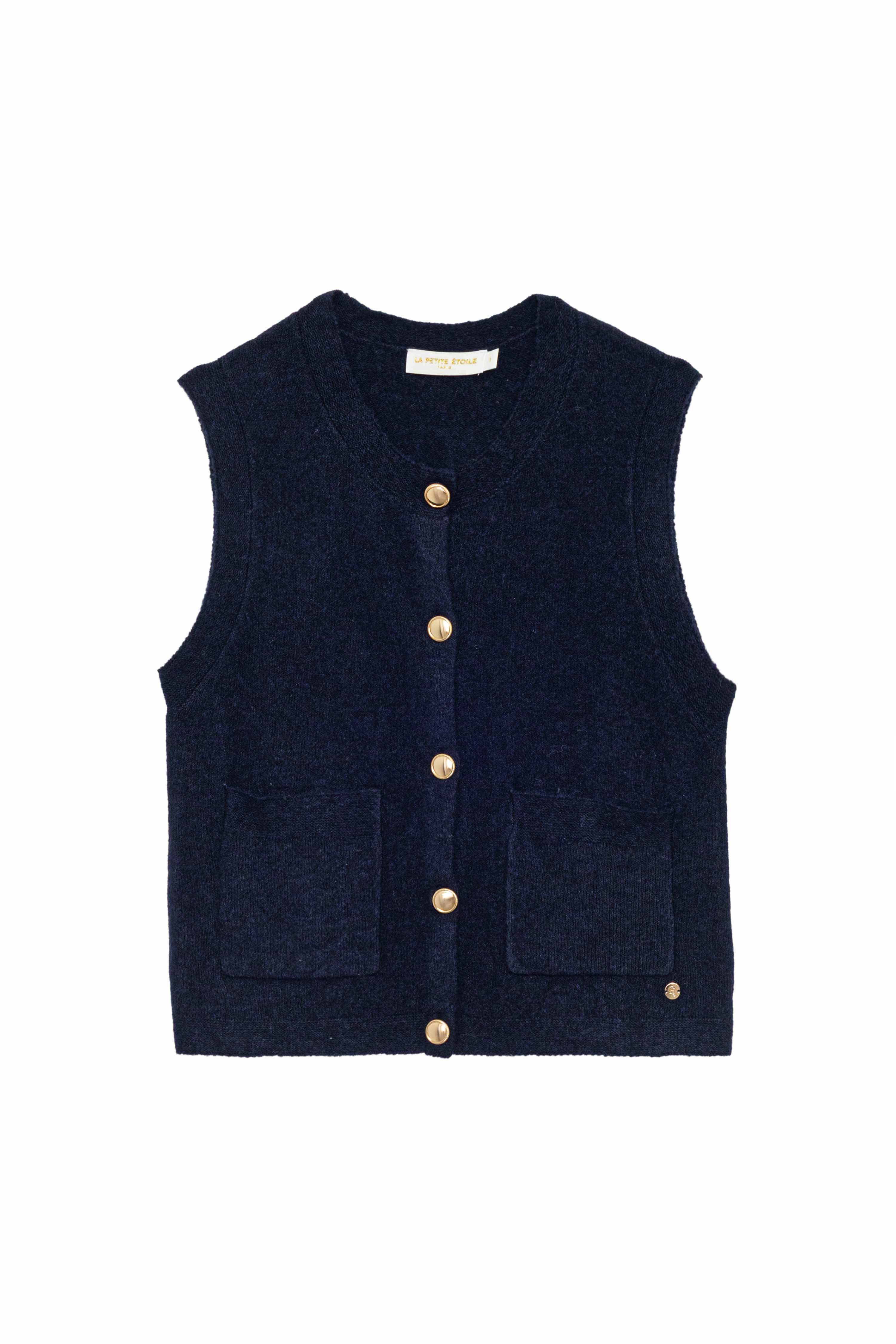 Gilet sans manches marine - Mori