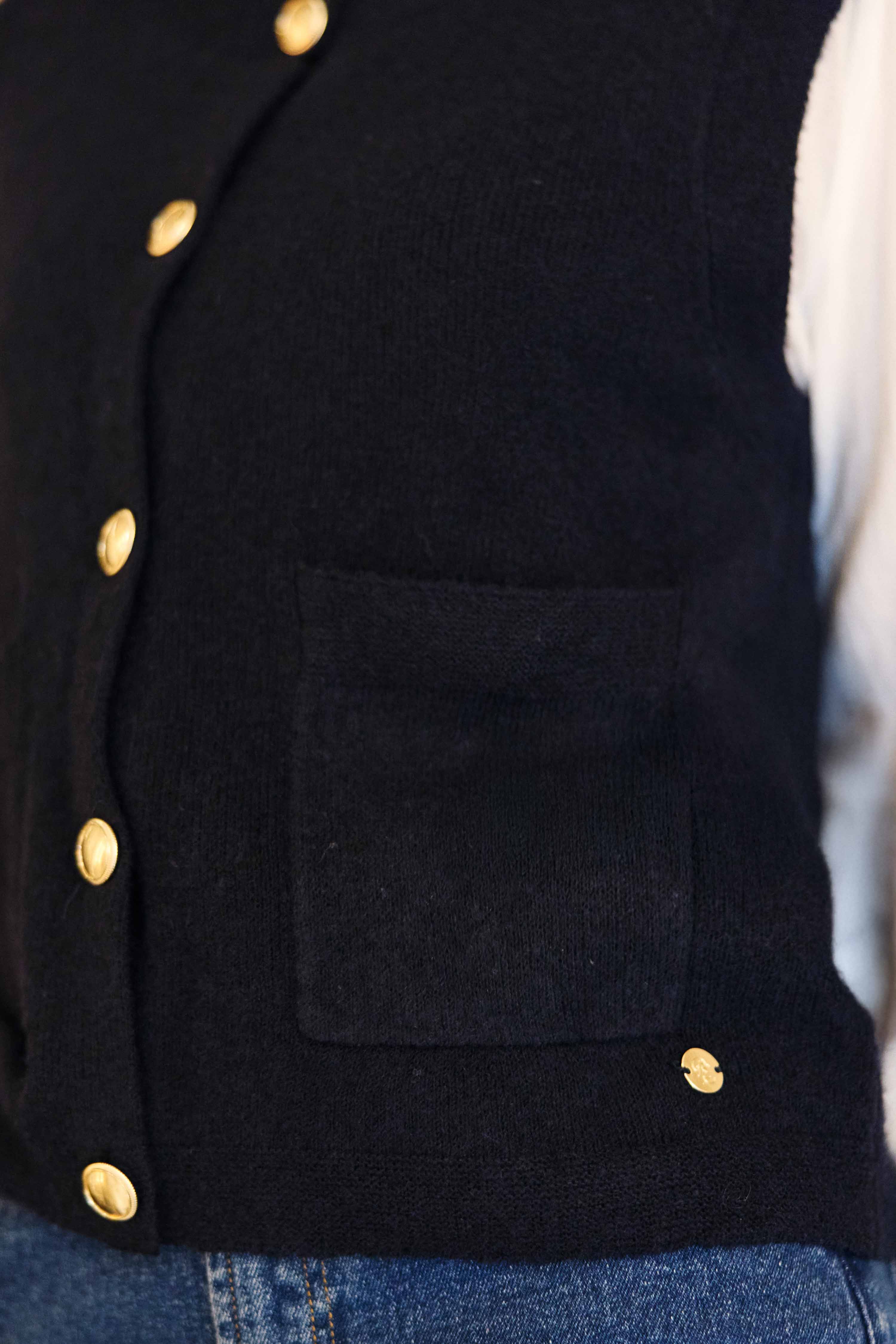 Gilet sans manches marine - Mori