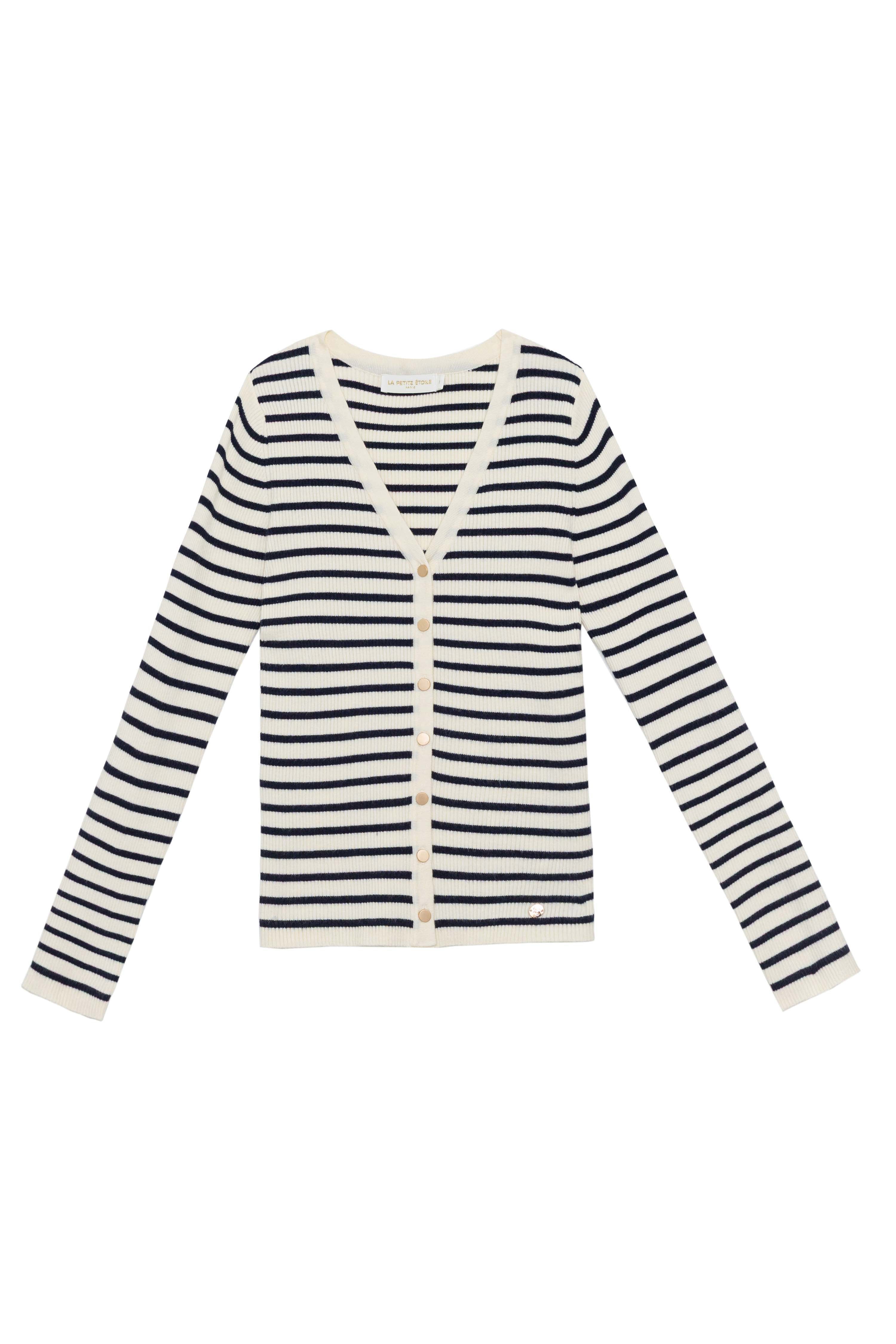 Gilet Moty - Ecru/Marine