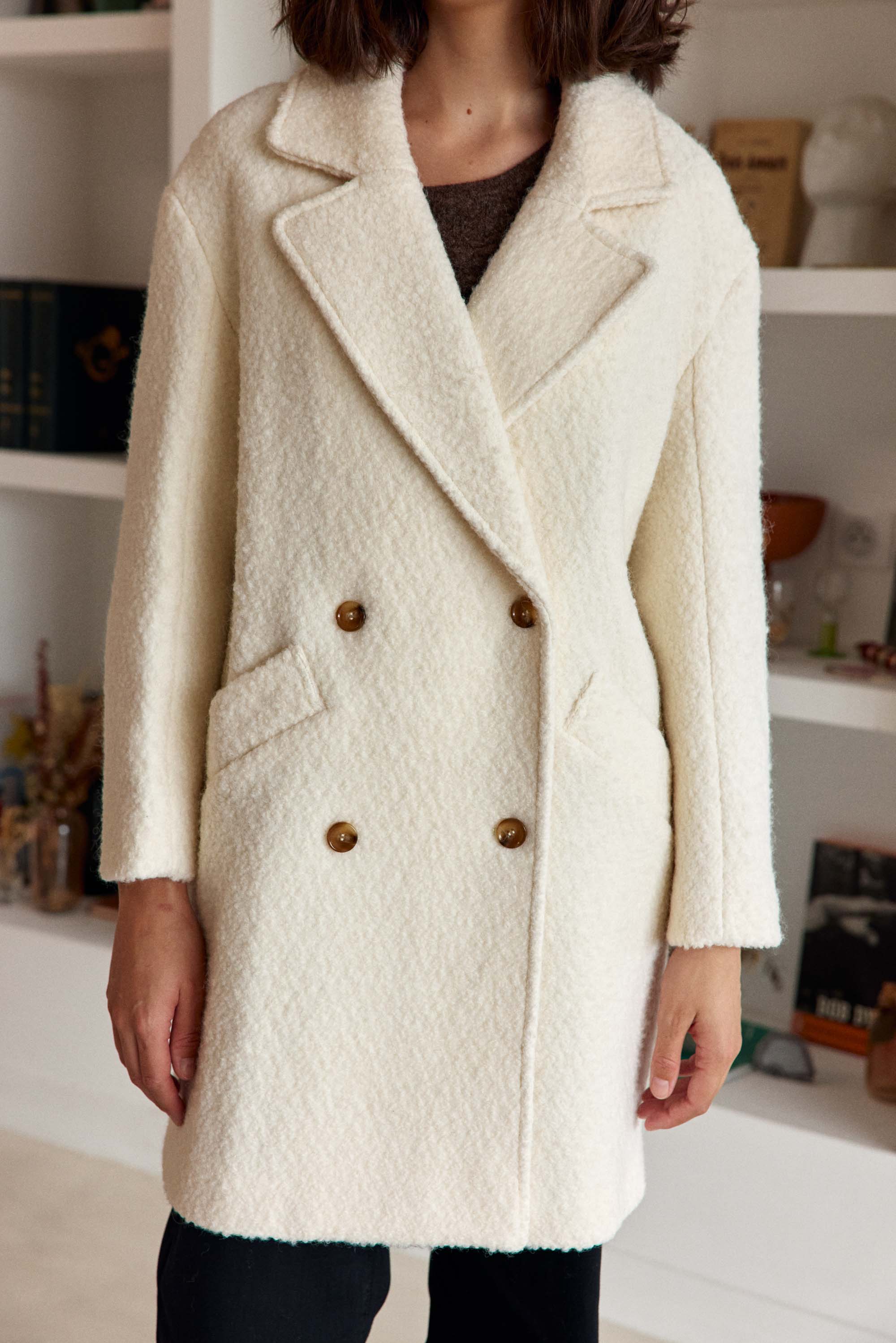 Manteau Naelis - Ecru