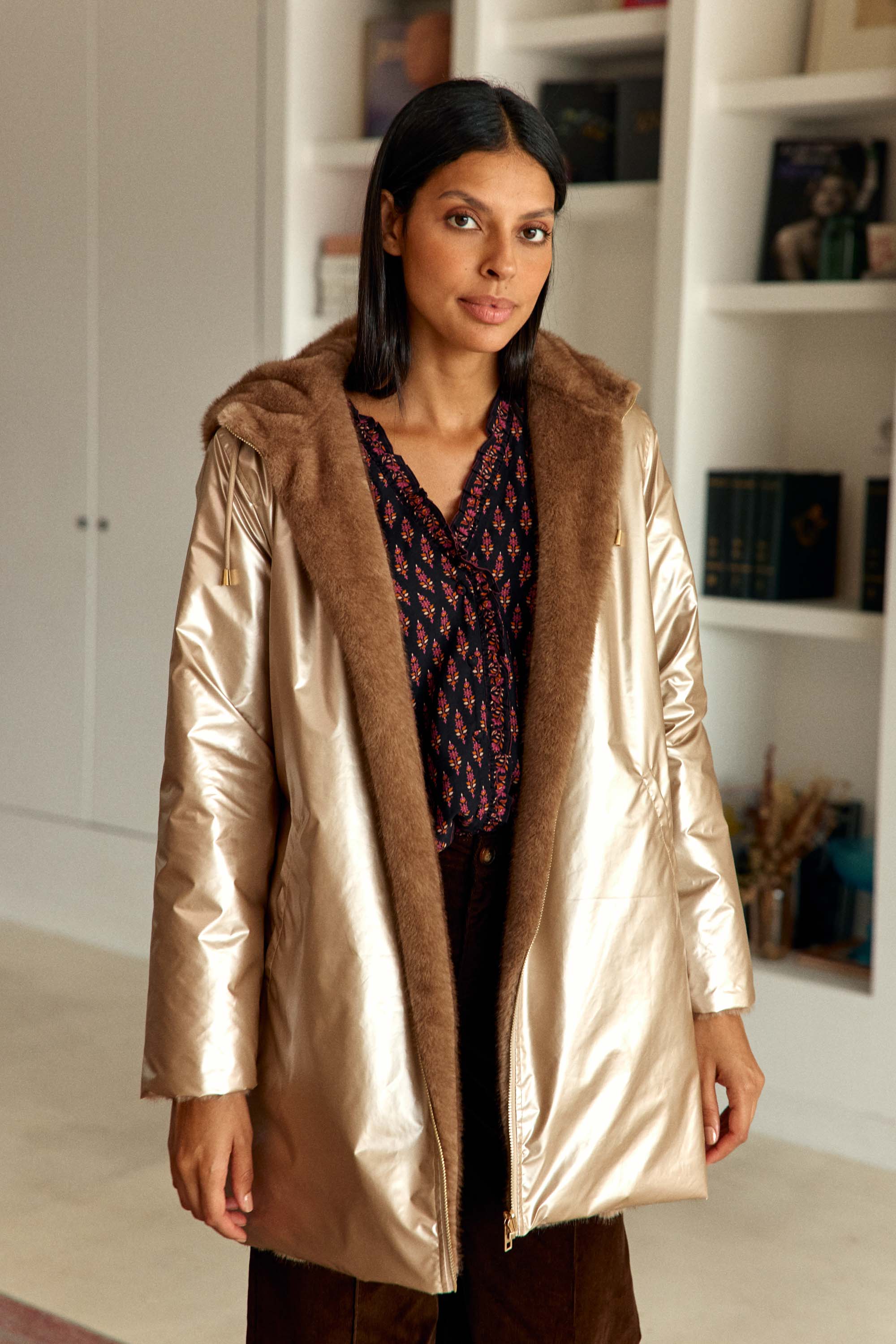 Impermeable Nainy - Taupe