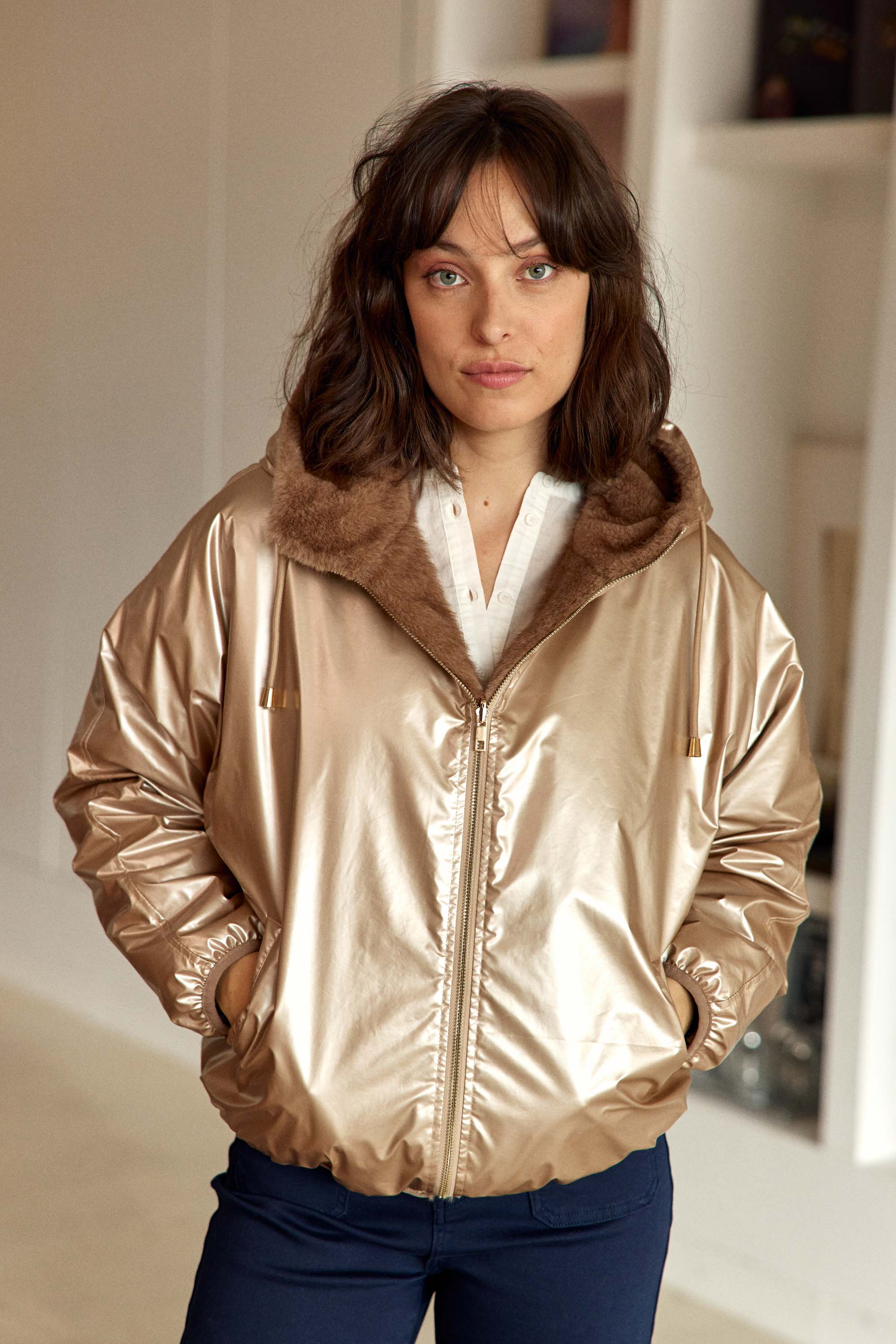 Impermeable Nalia - Taupe