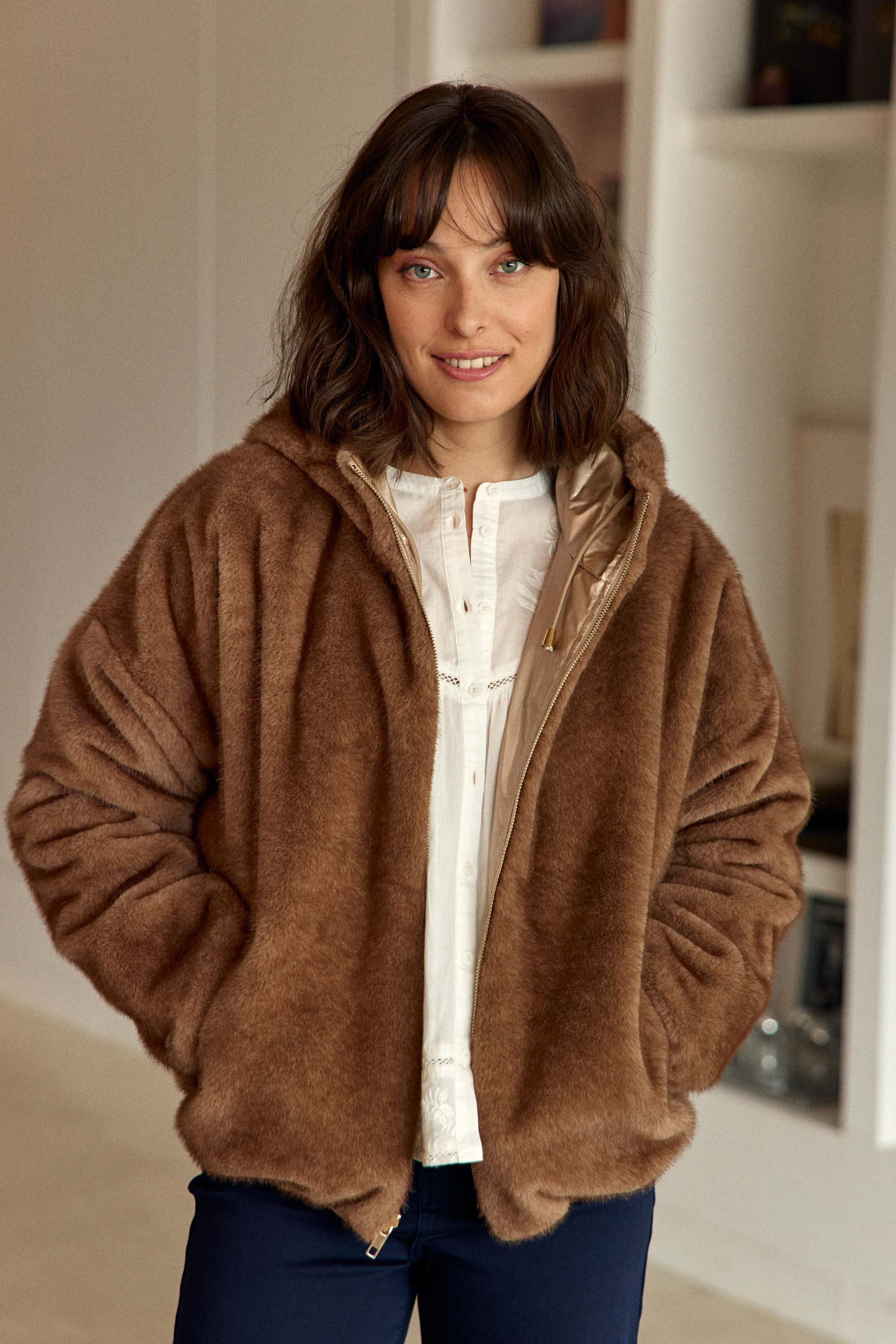 Impermeable Nalia - Taupe