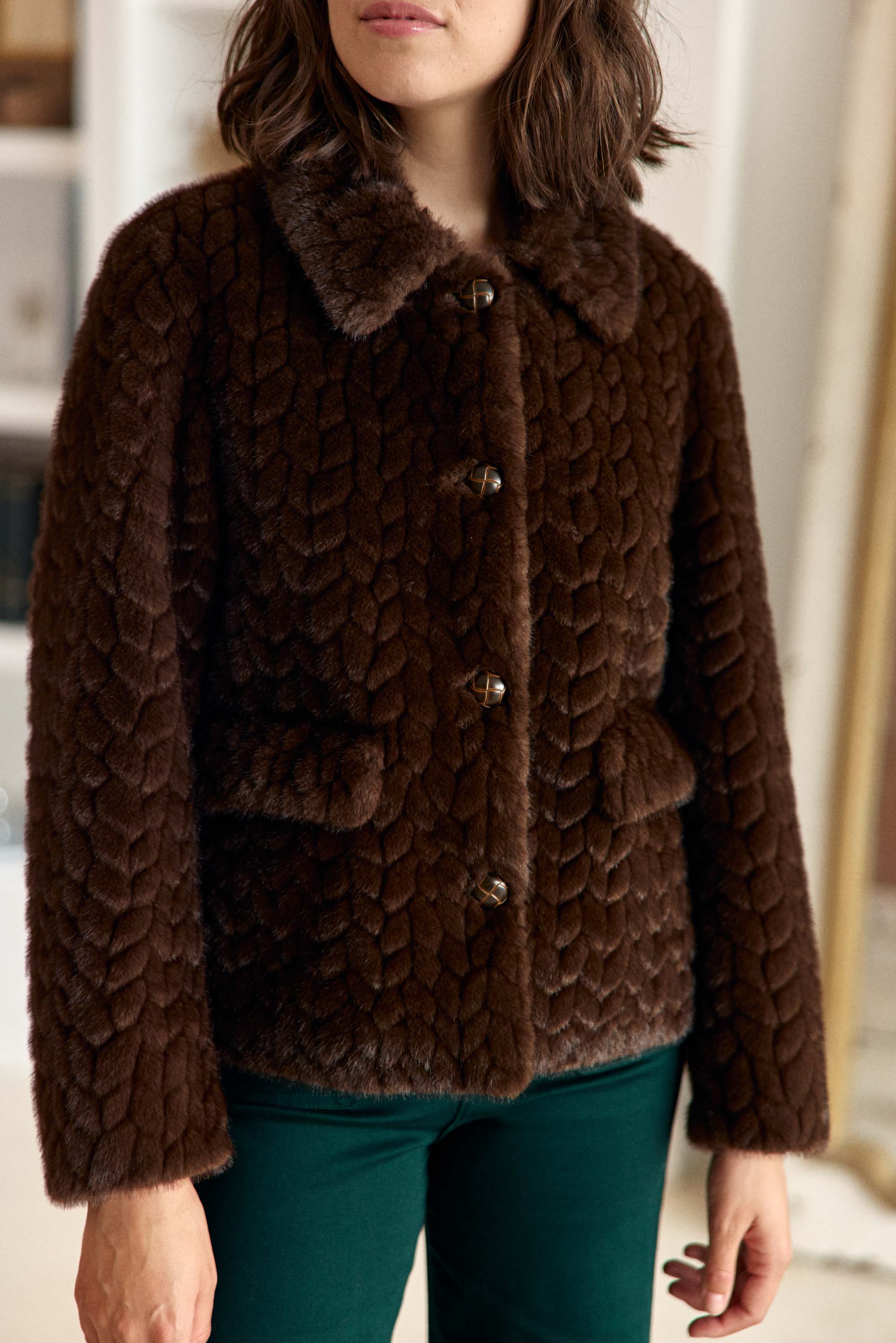 Manteau Nata - Marron