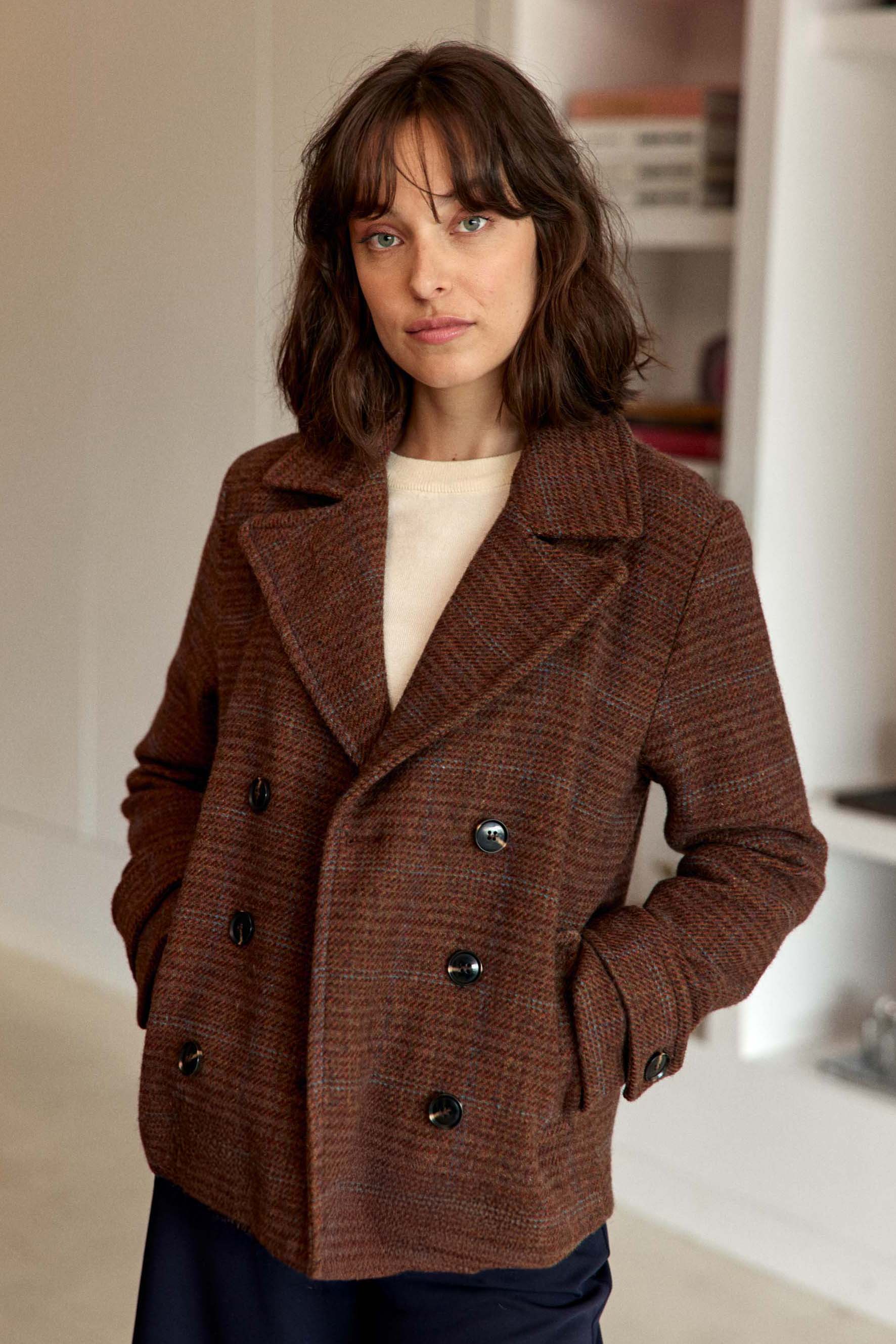 Manteau Natalia - Carreaux