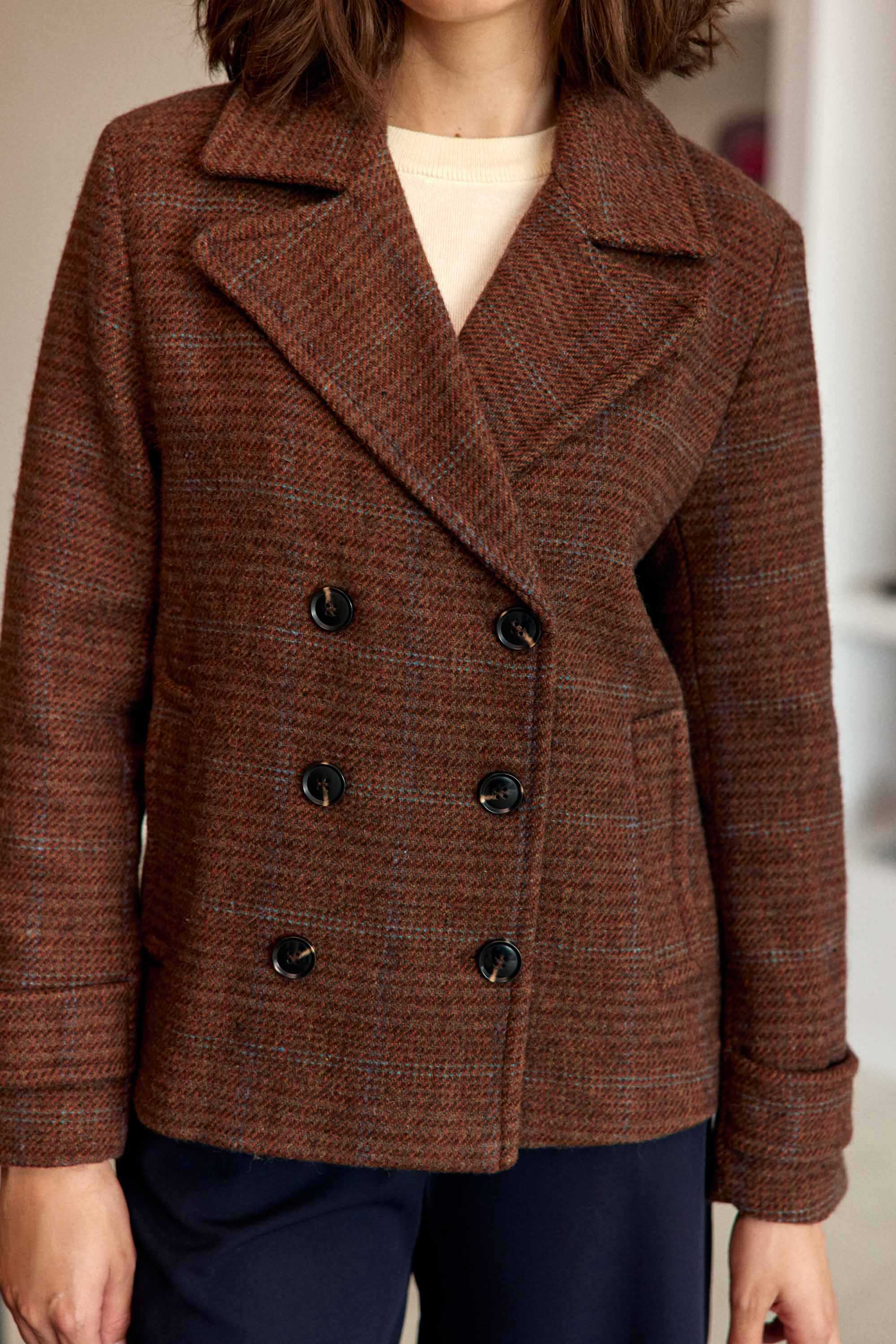 Manteau Natalia - Carreaux
