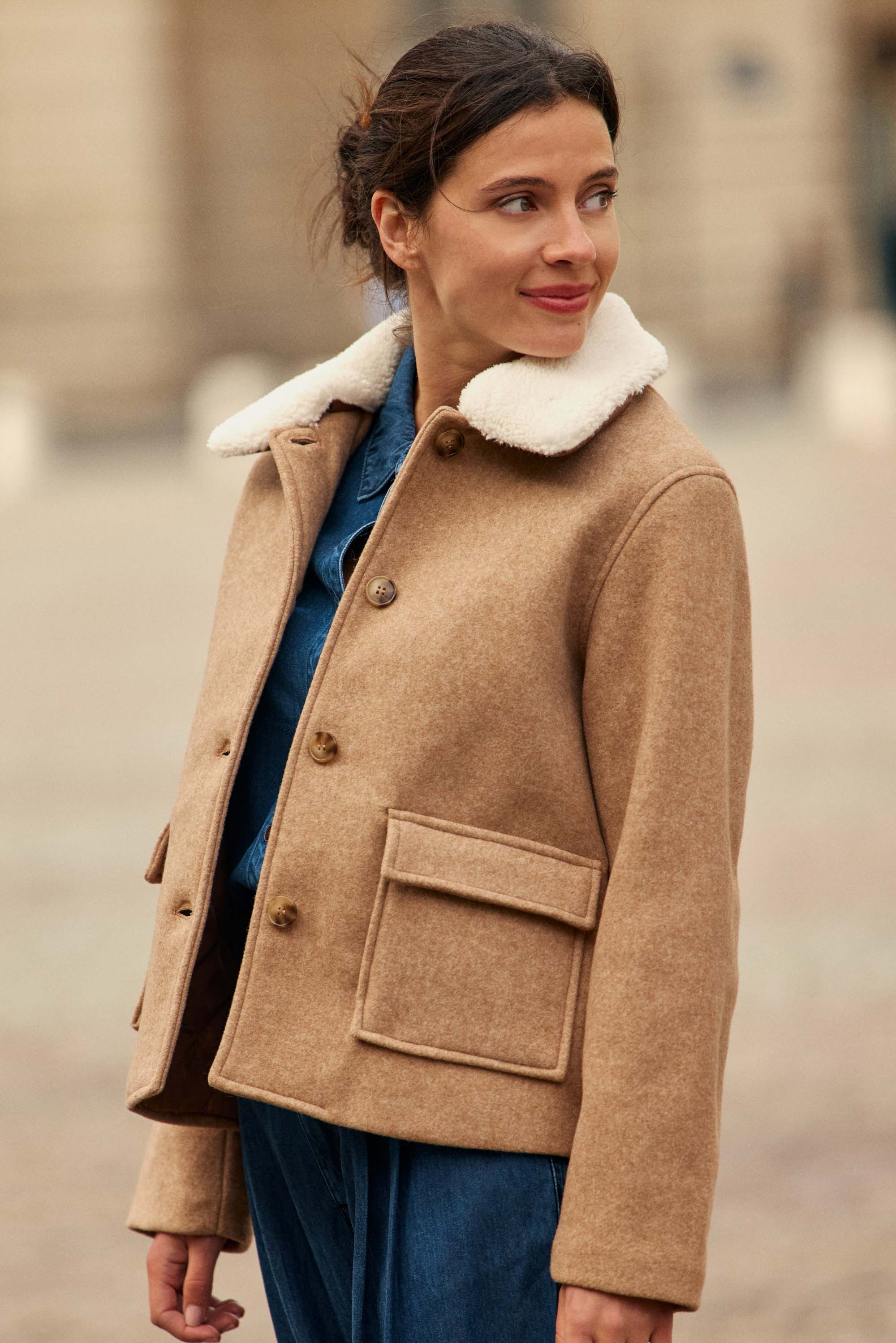 Manteau Nattie - Camel