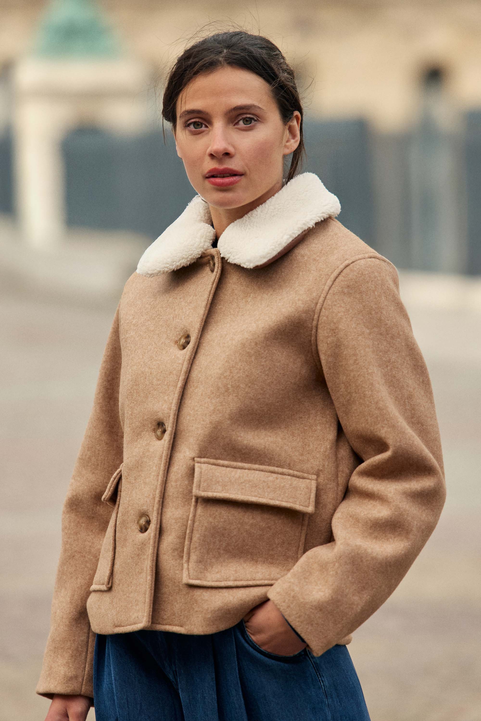 Manteau Nattie - Camel