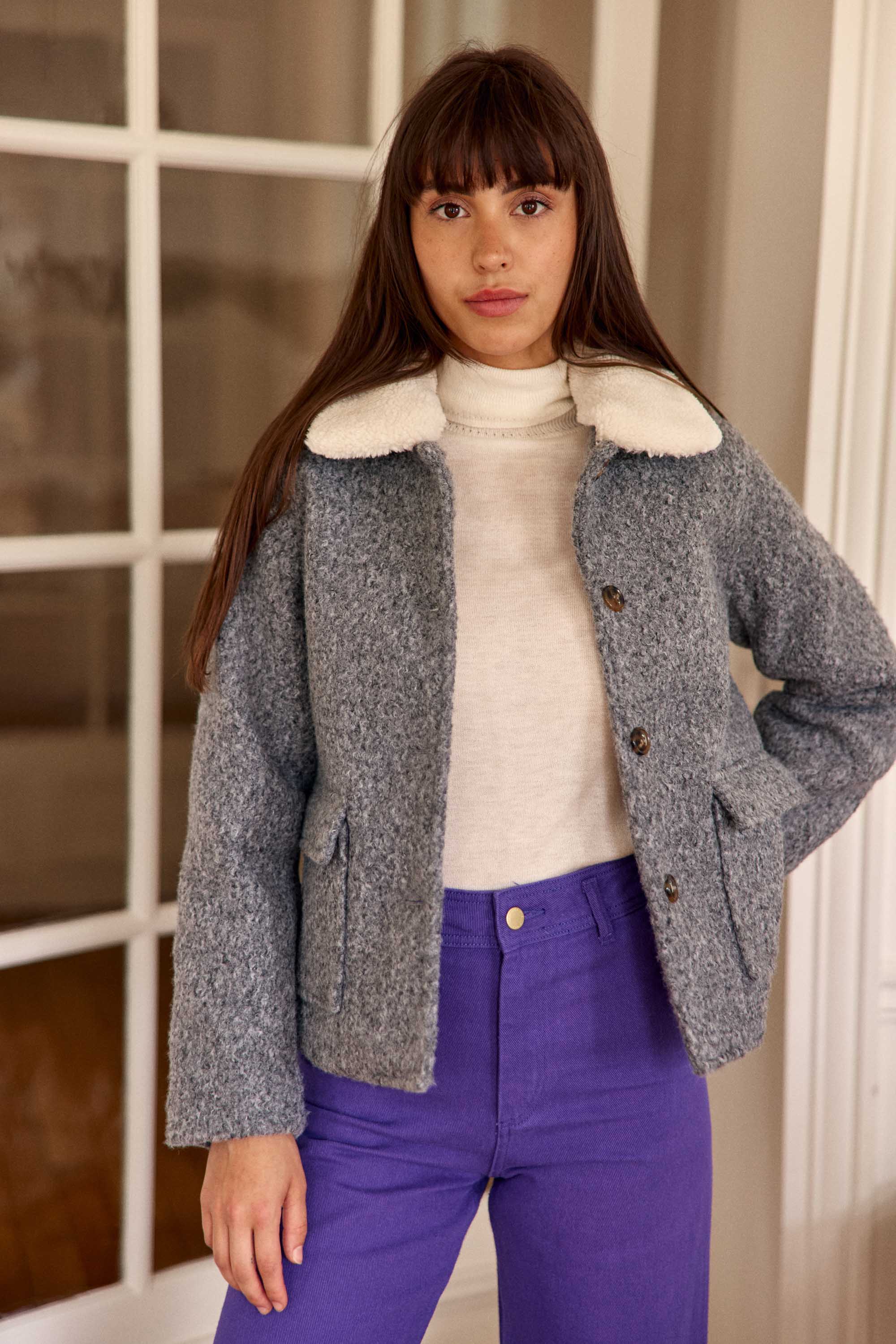 Manteau Nattie - Gris