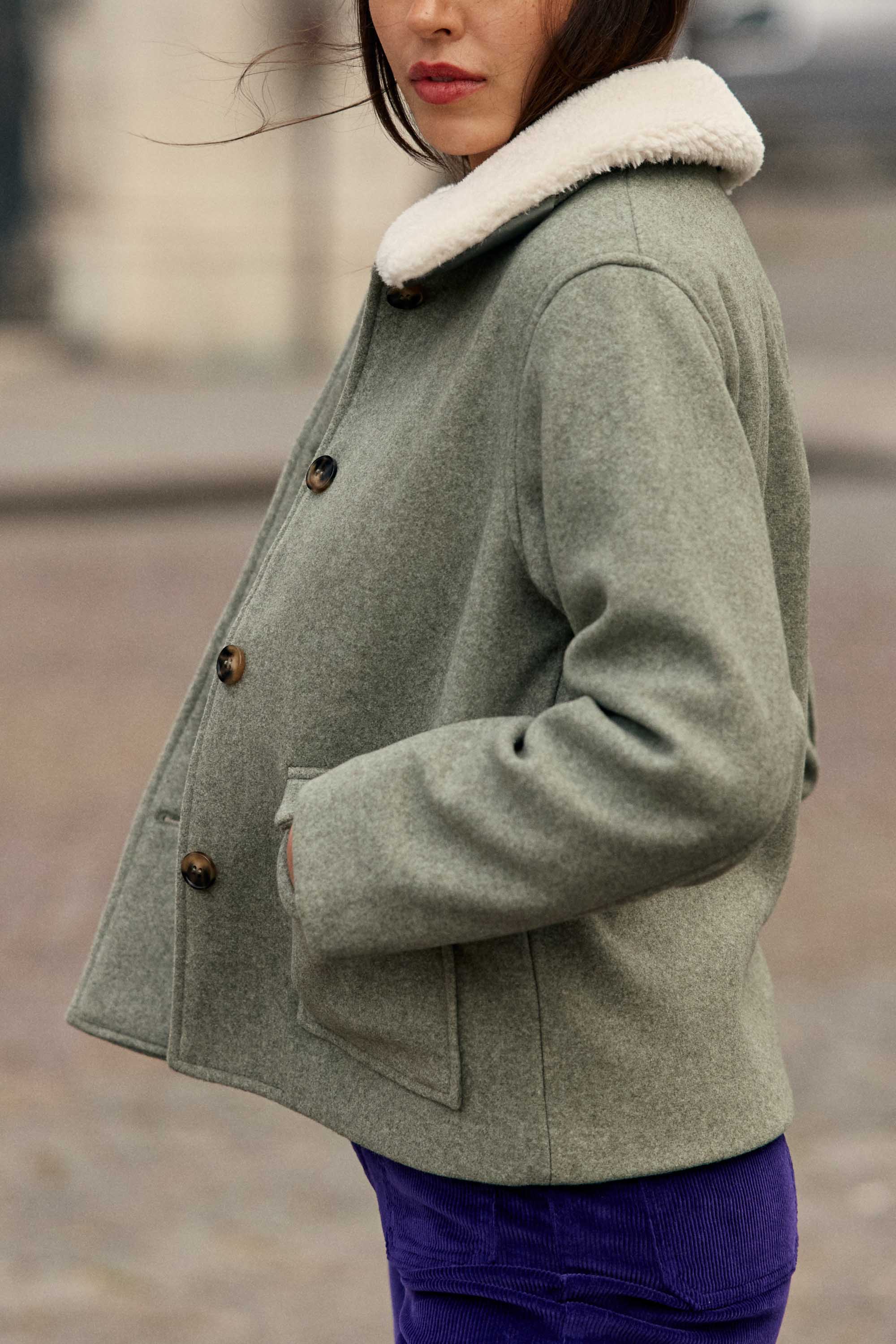 Nattie Coat - Khaki