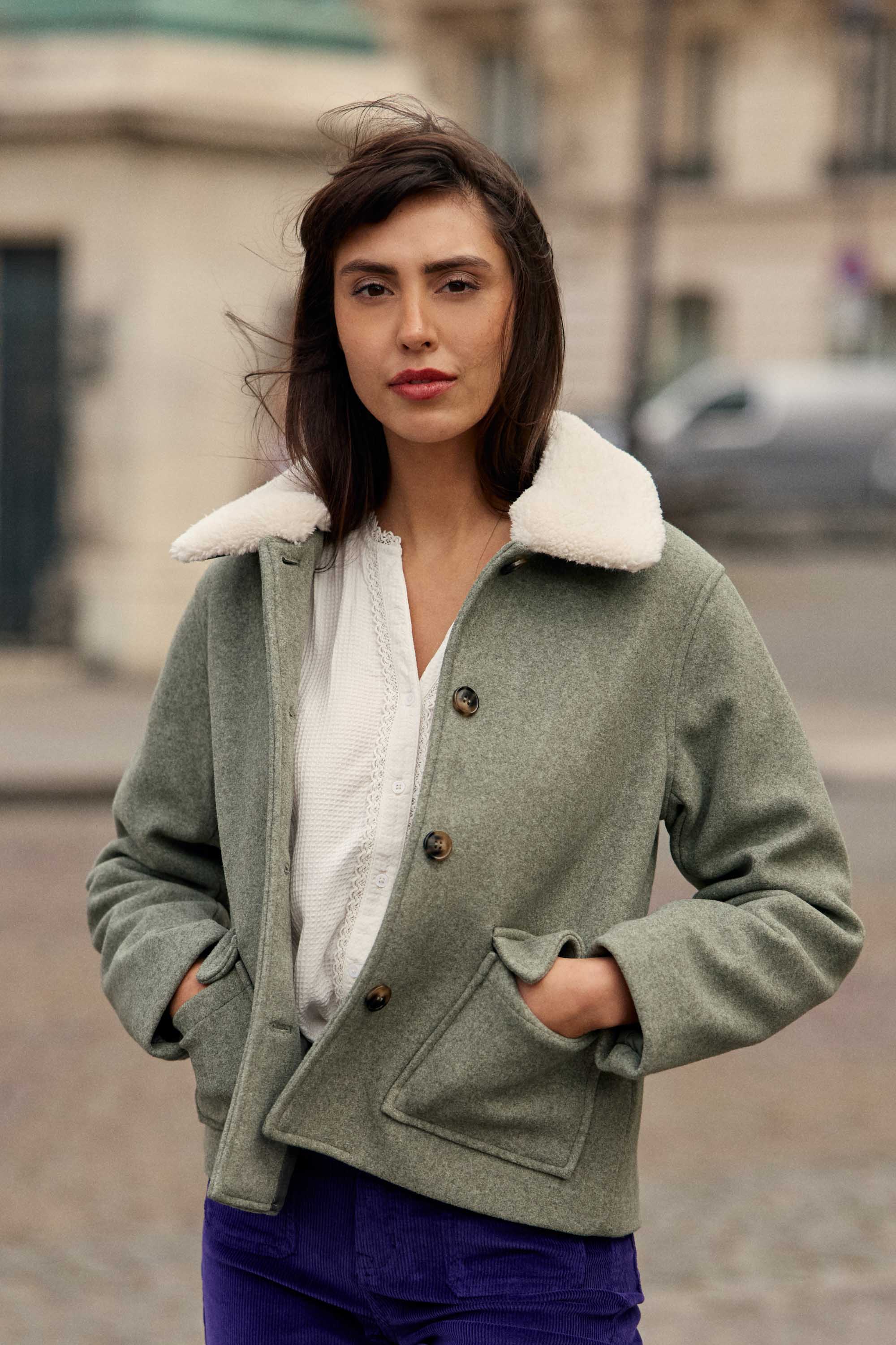 Nattie Coat - Khaki