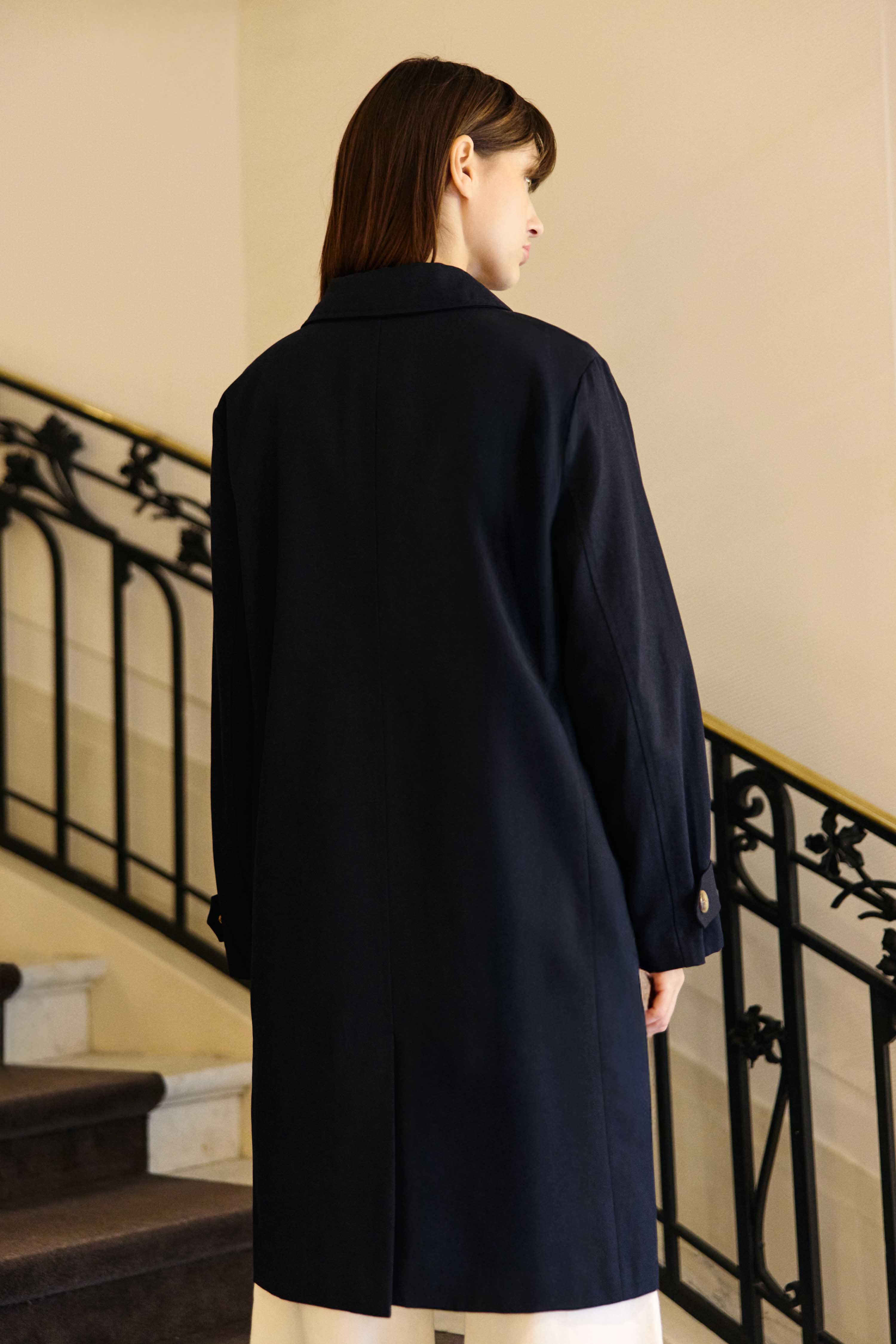 Trench midi marine - Nevin