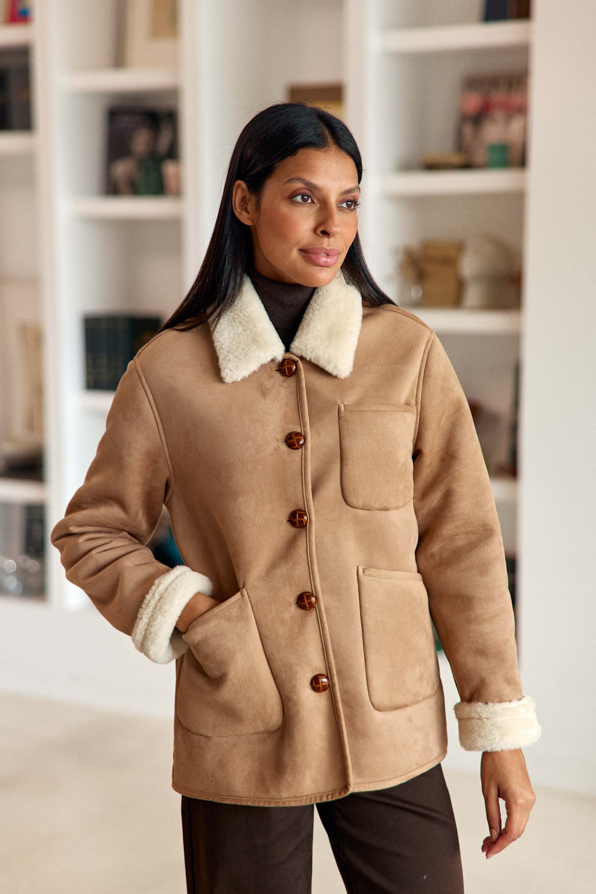 Manteau Nita - Camel