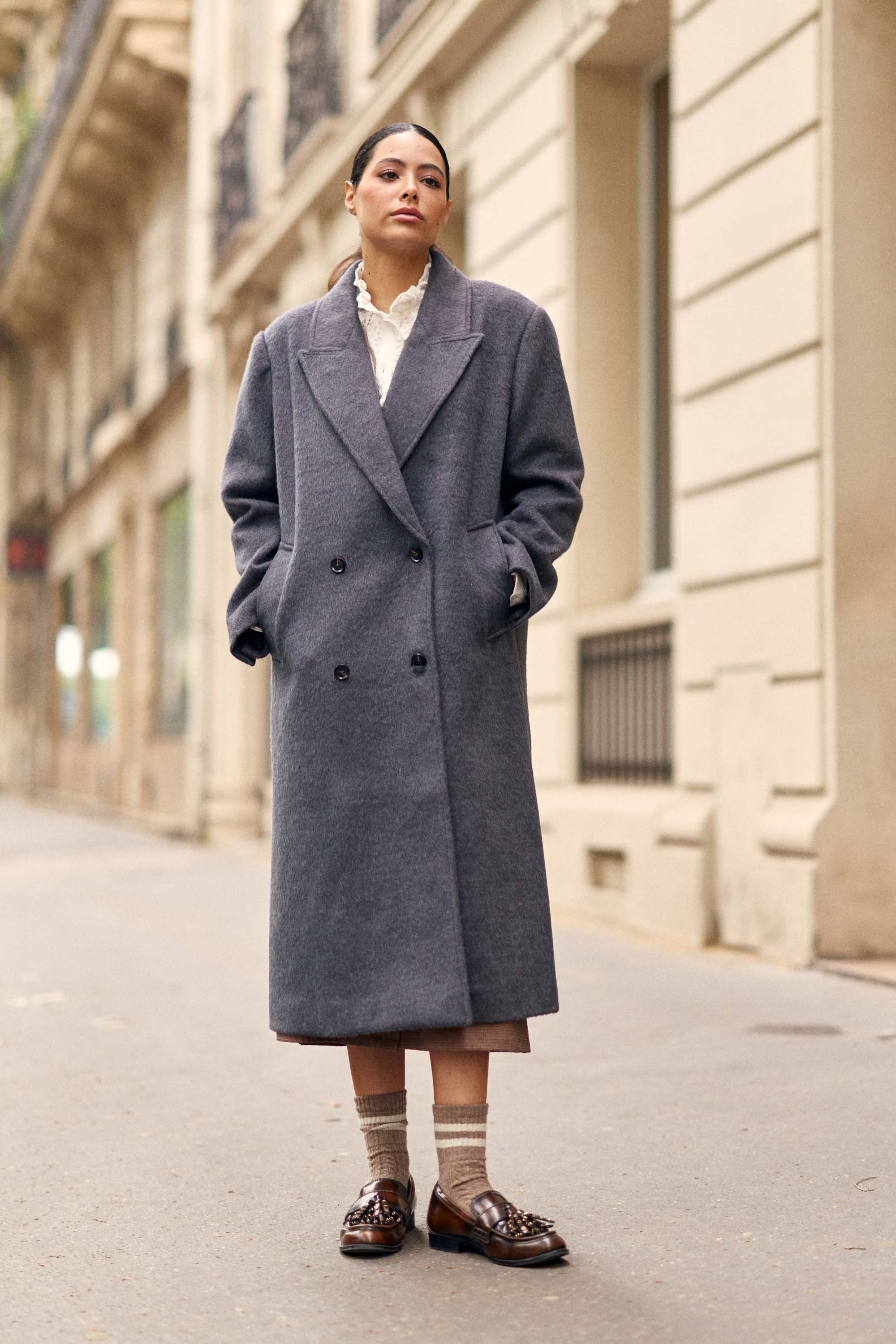Manteau Nour - Gris