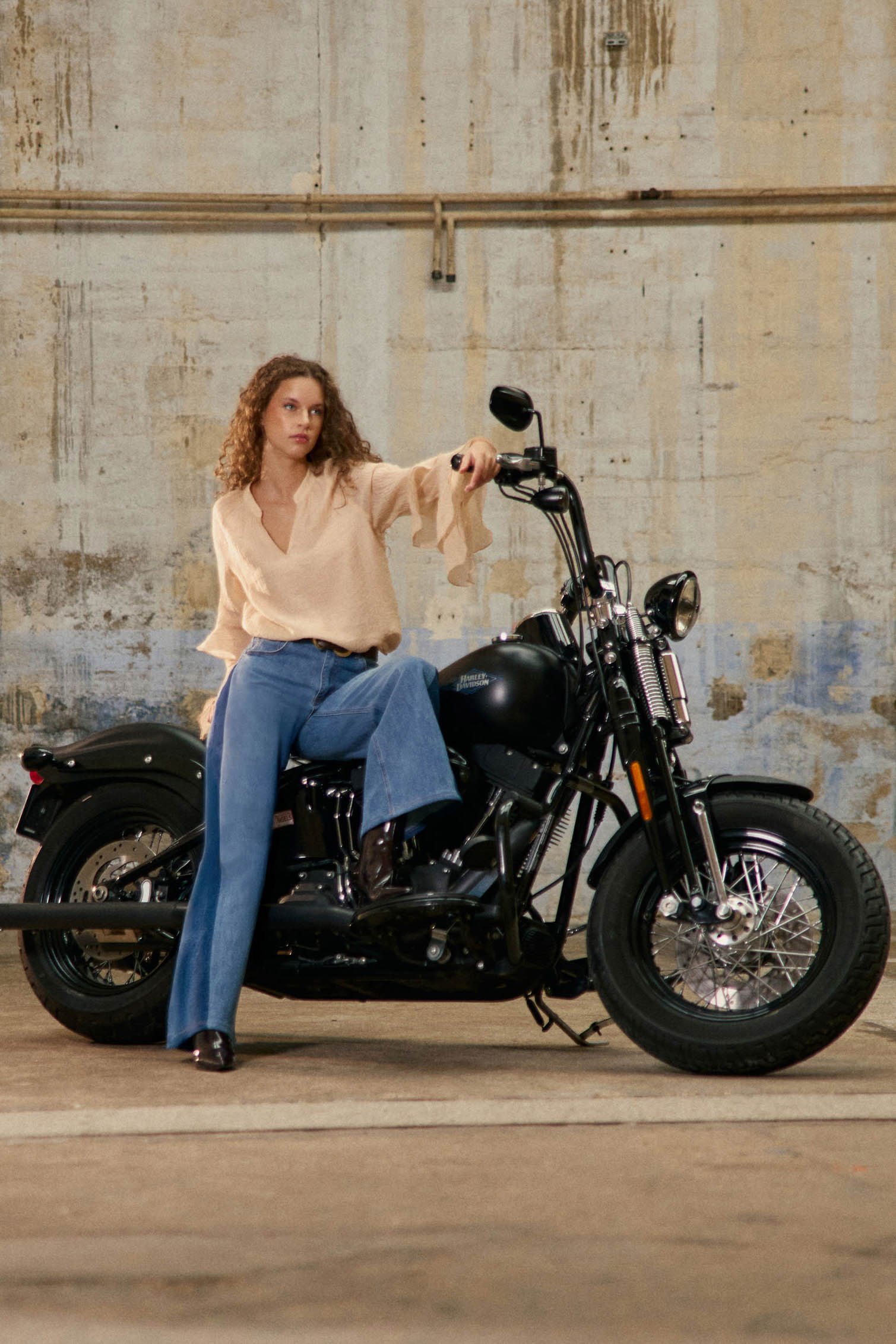 Jean flare bi-color stone – Paiva