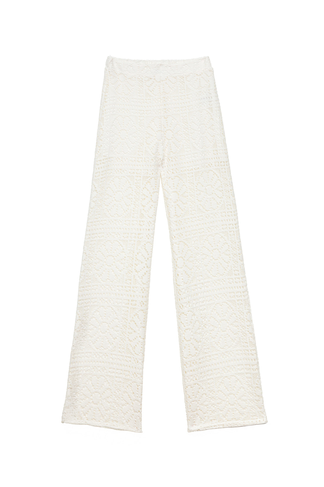Ecru crochet pants - Panama