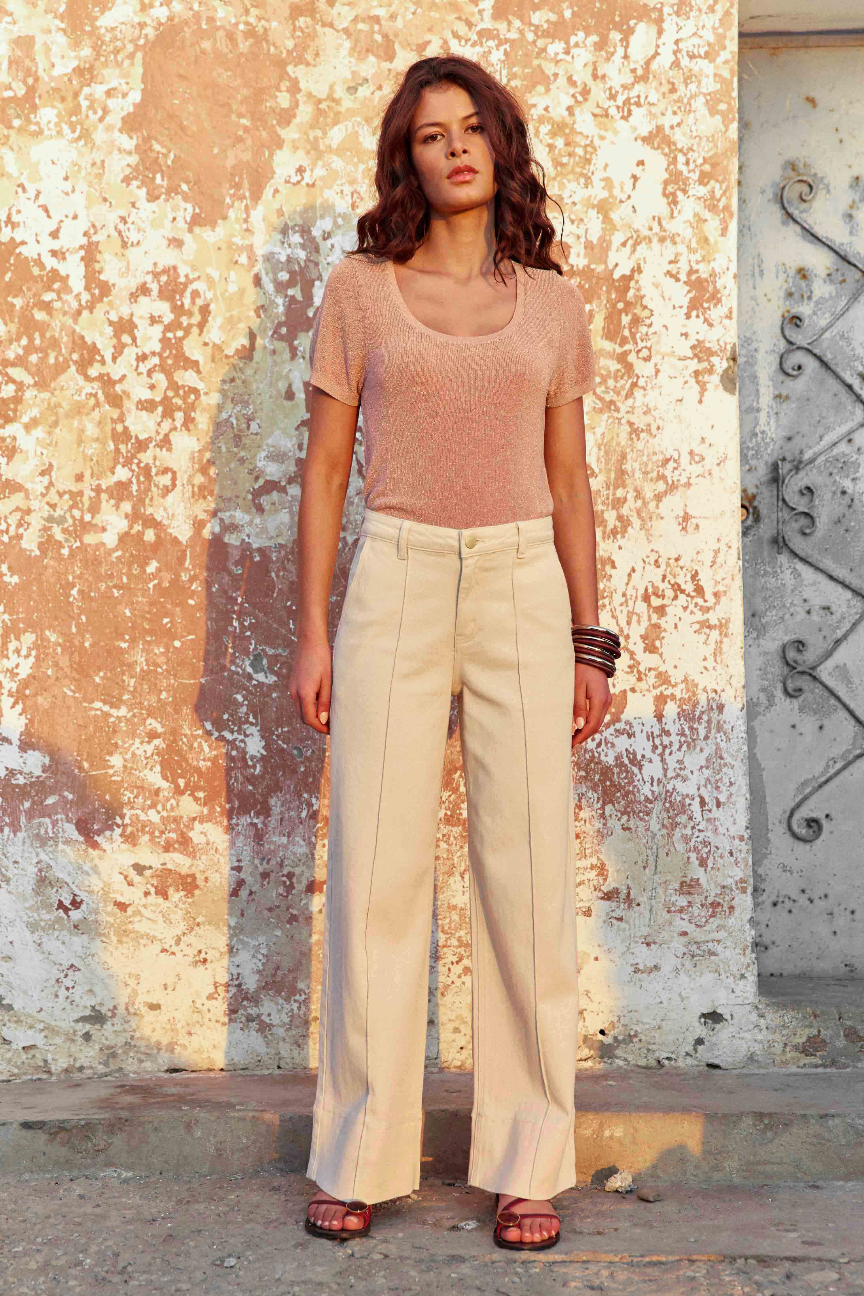 Paola - Pantalon droit