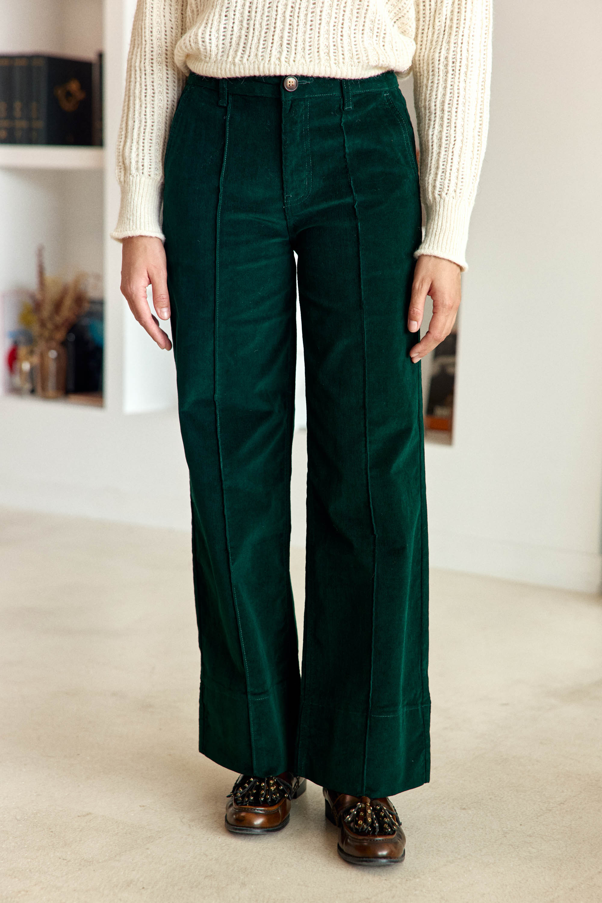 Pantalon Paola - Vert Anglais