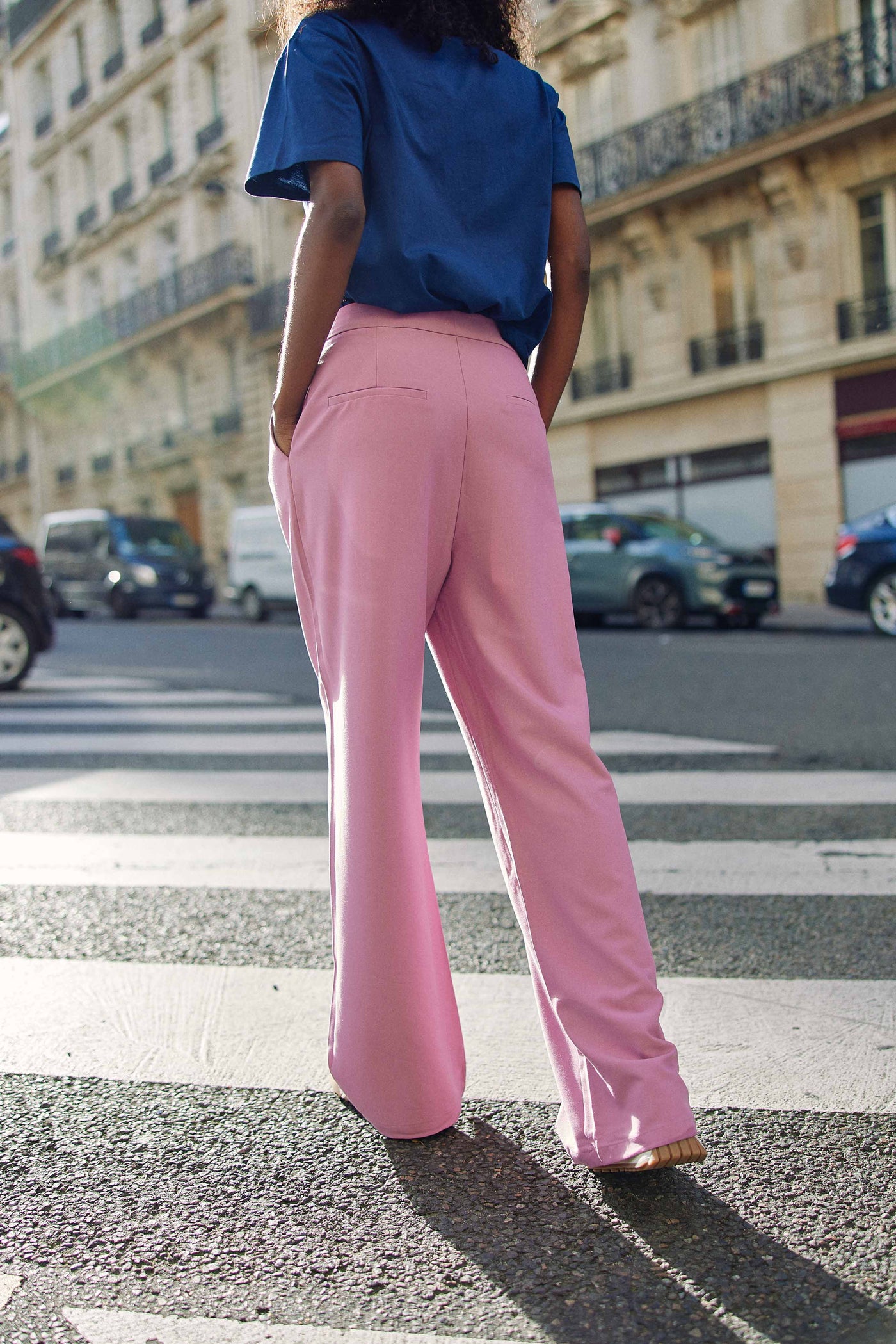 Trousers Paoline - Rose Parme