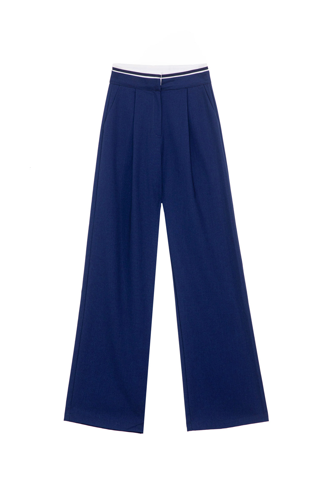 Navy straight pants - Patricia