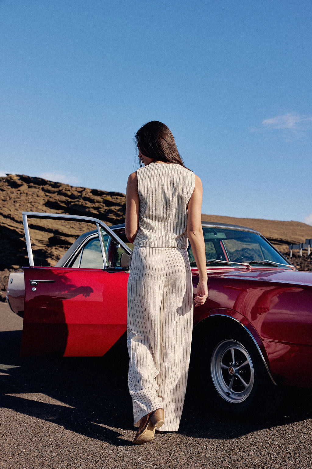 Straight striped pants - Pauline
