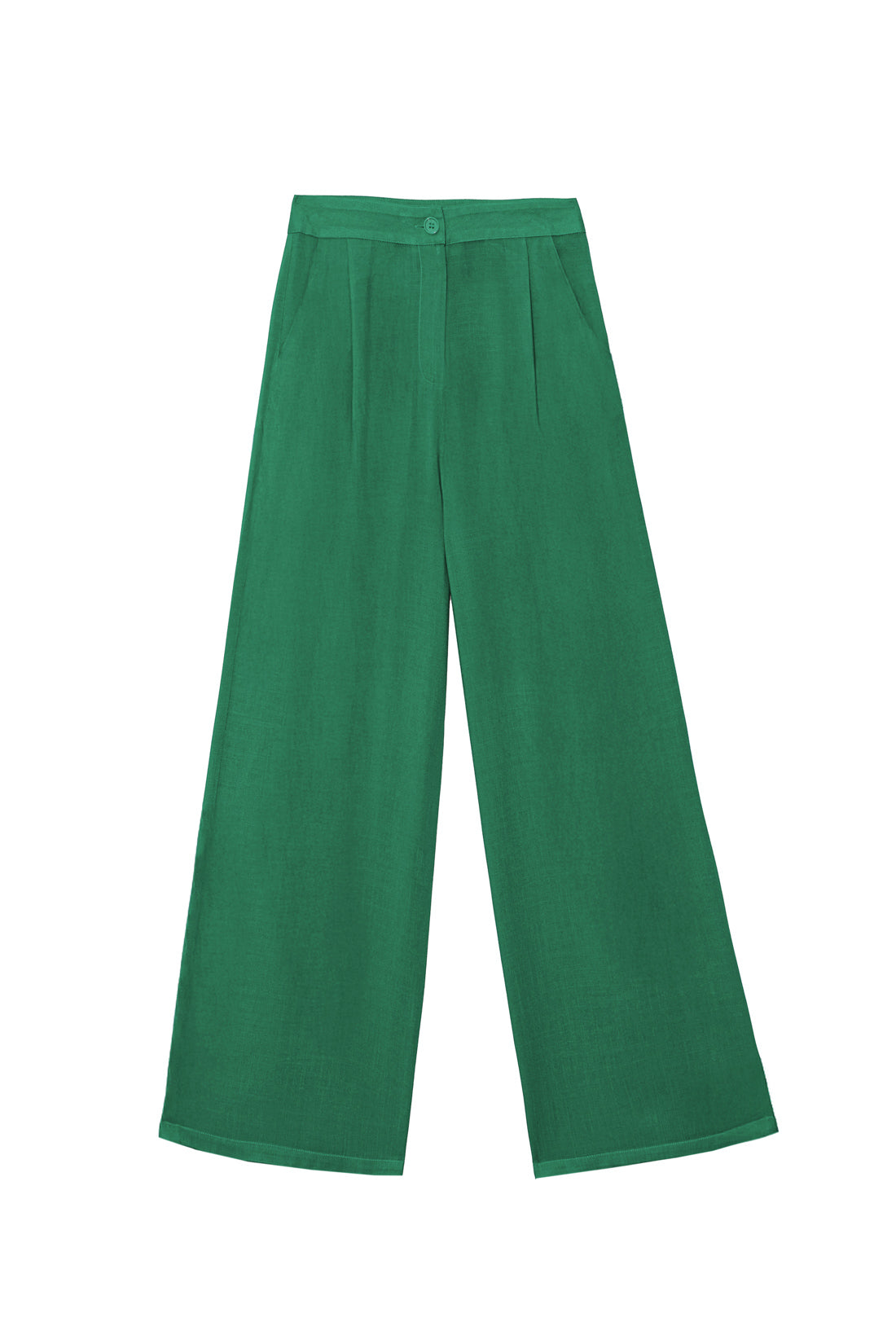 Pantalon droit vert - Paulino