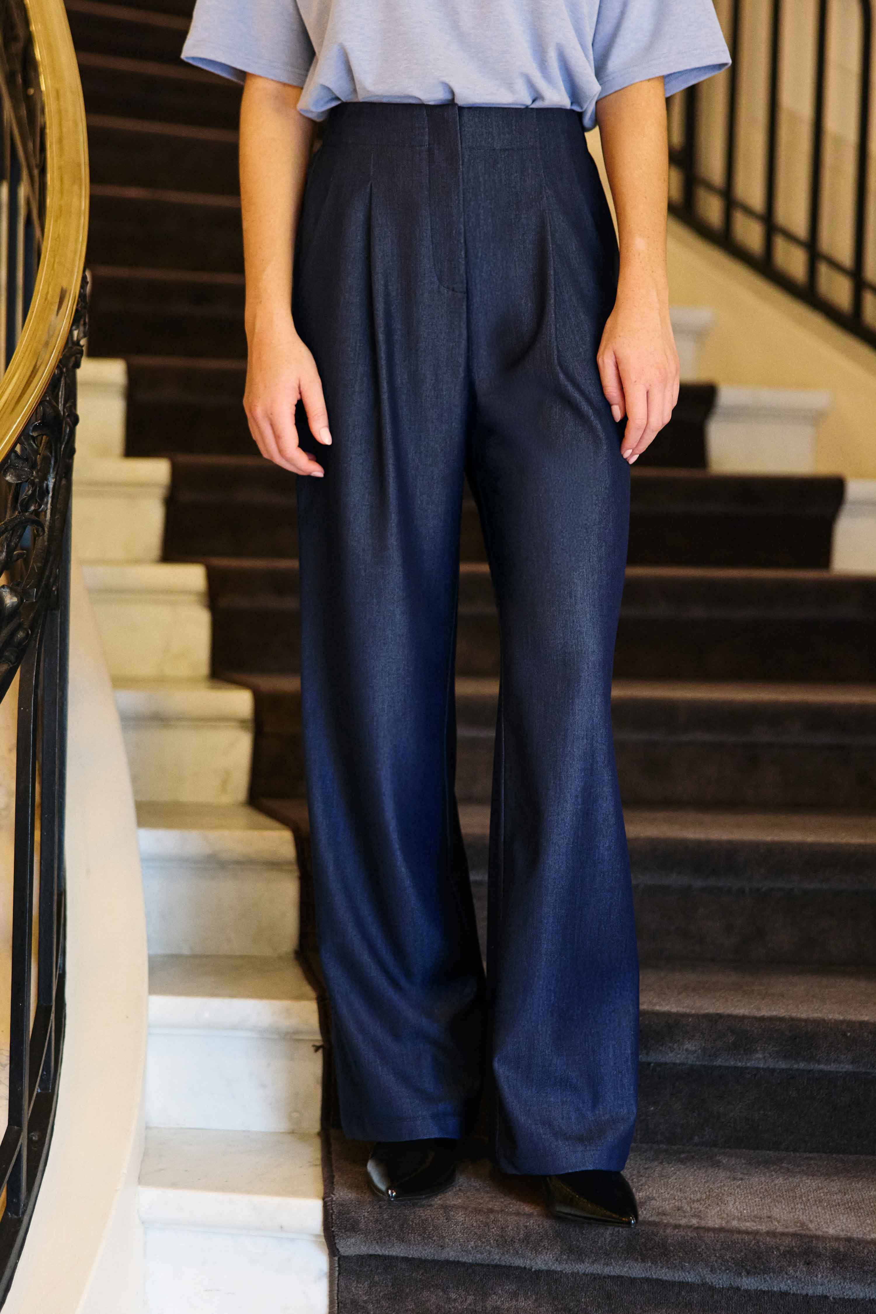 Pantalon fluide wash - Pely