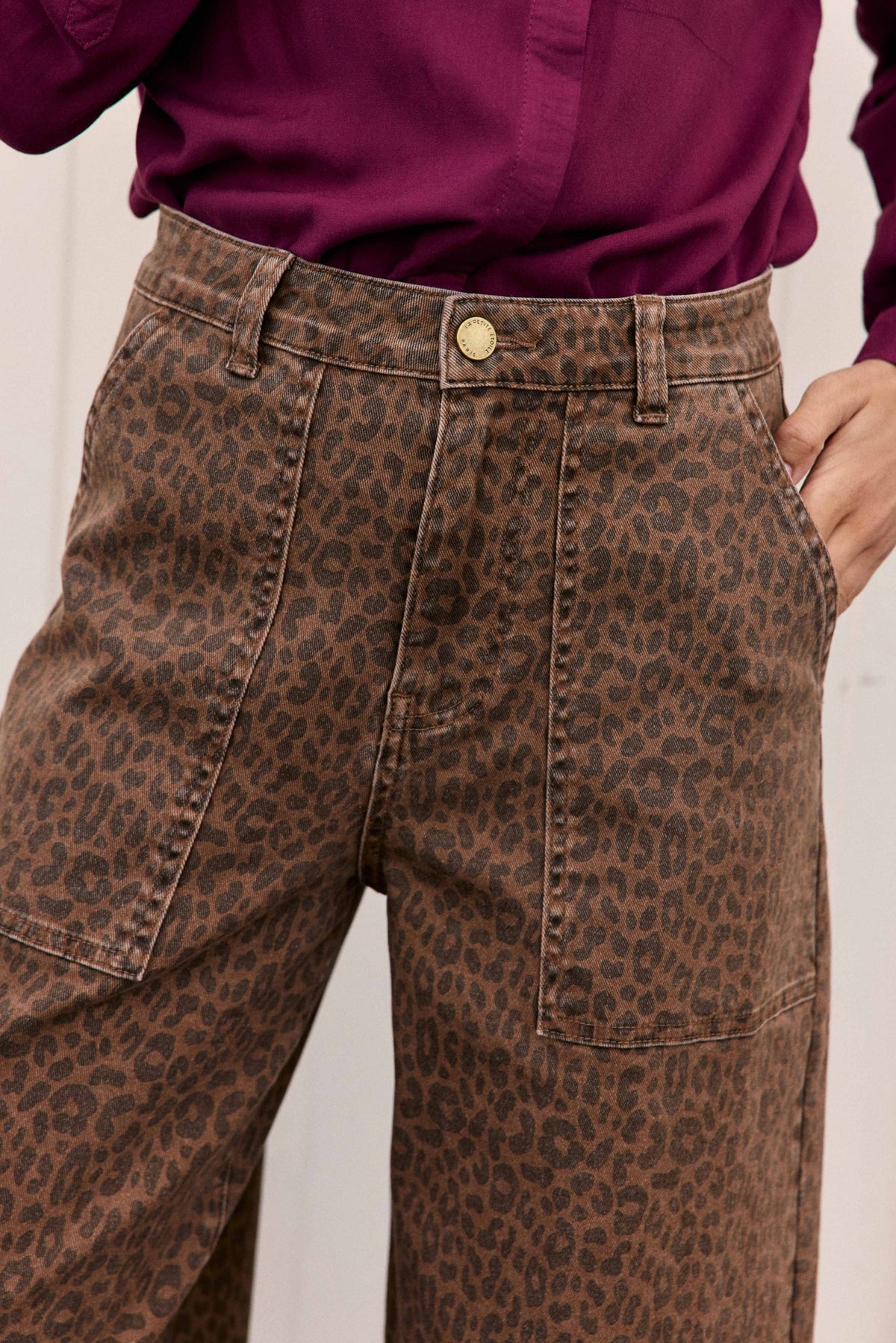Pelyan - Pantalon léopard