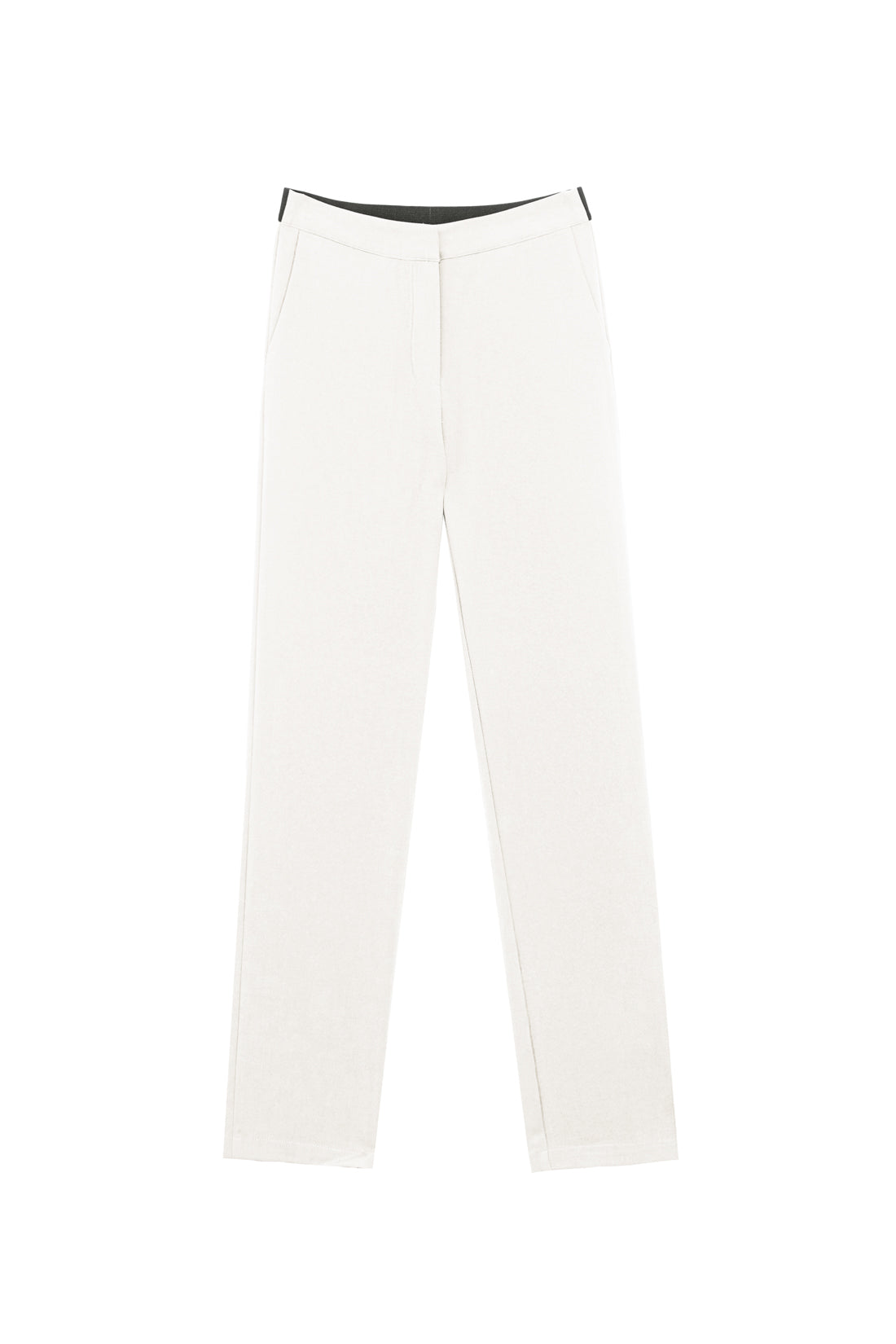 Ecru cigarette pants - Perry