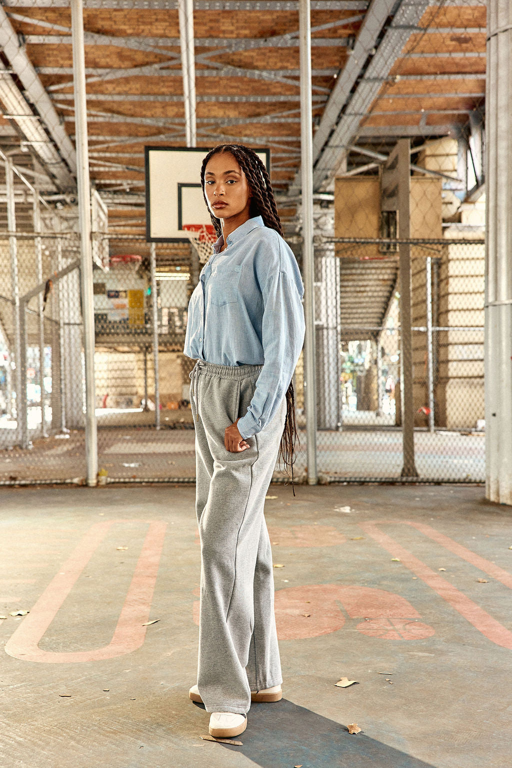 Grey jogging pants - Petra
