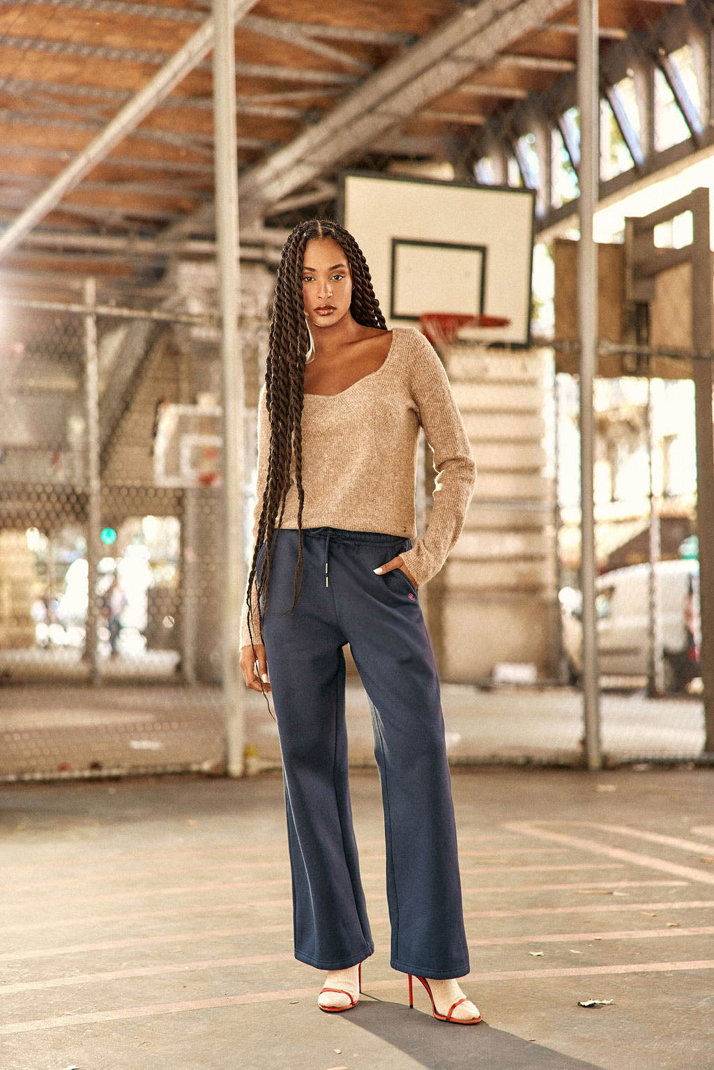 Pantalon jogging marine - Petra
