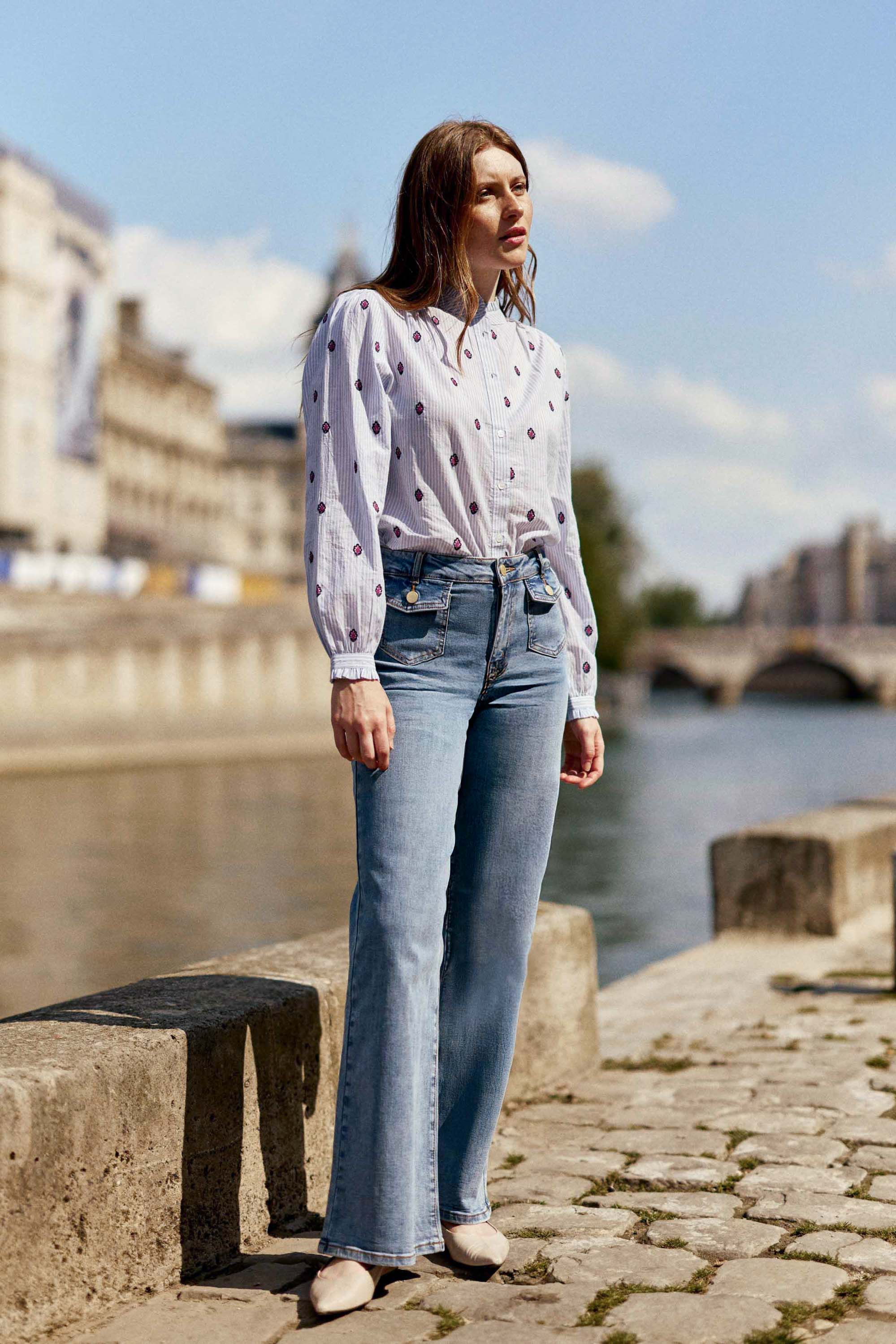 Jean flare stone - Peyton