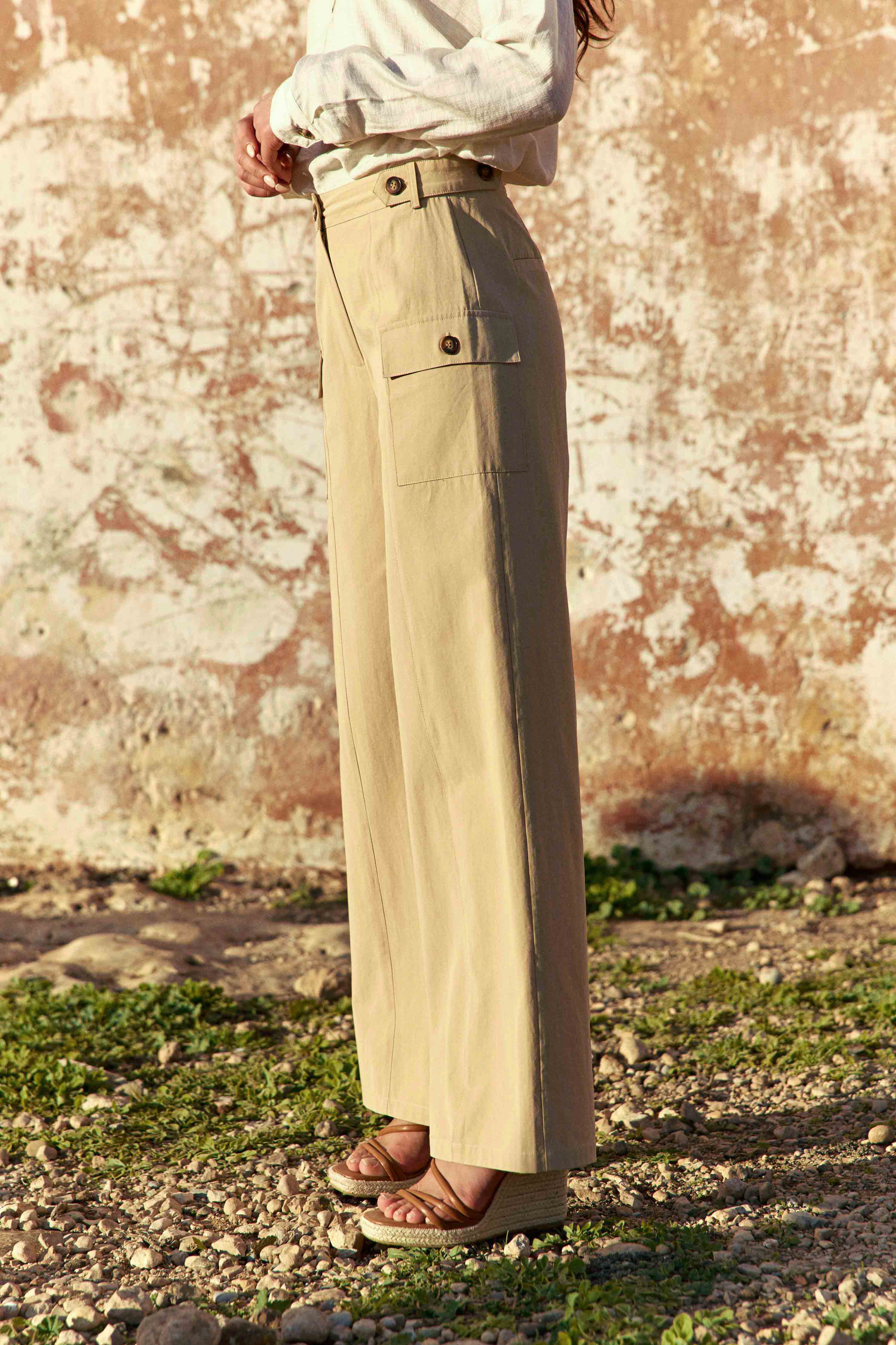 Poldie - Pantalon large