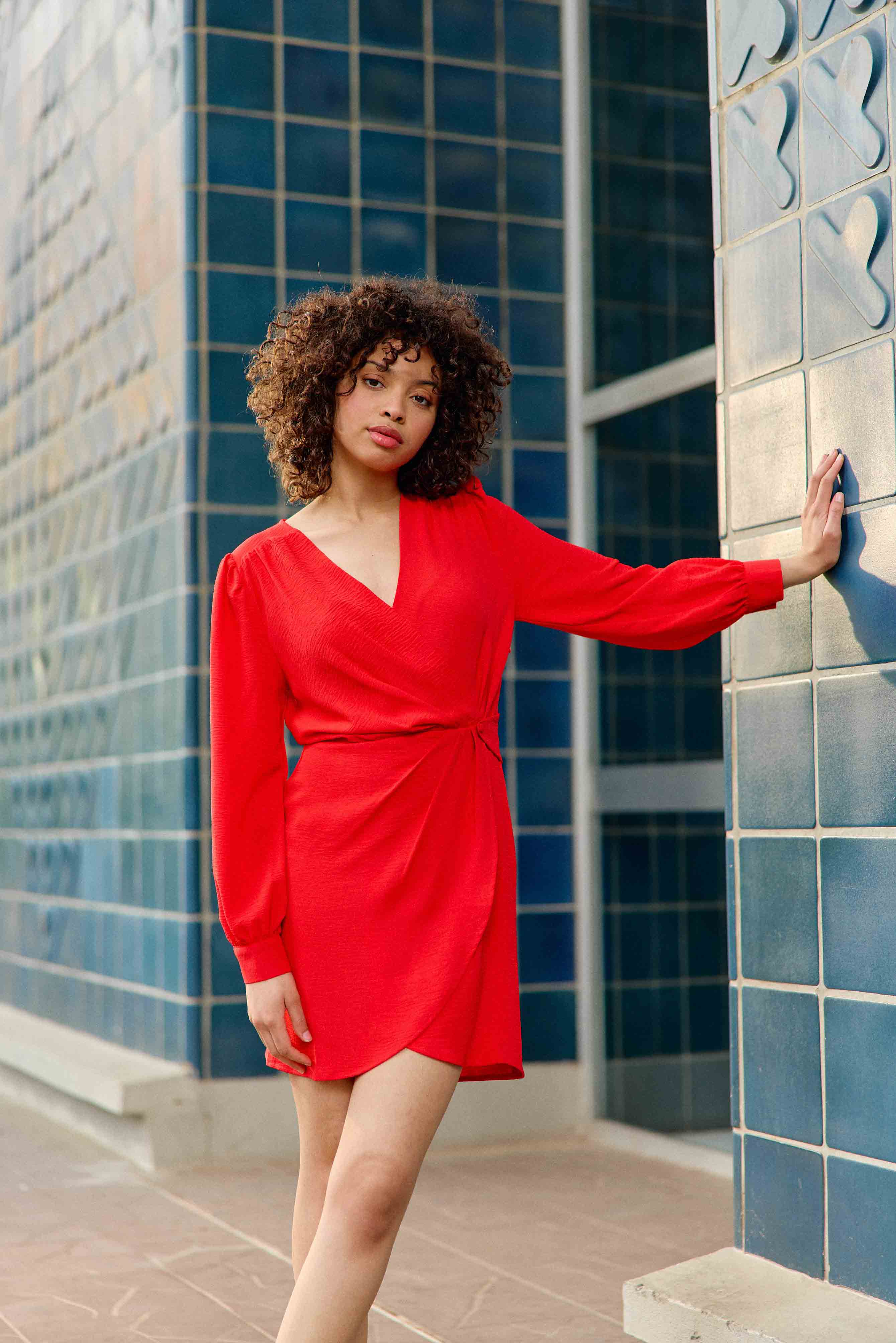 Robe courte rouge - Rachel