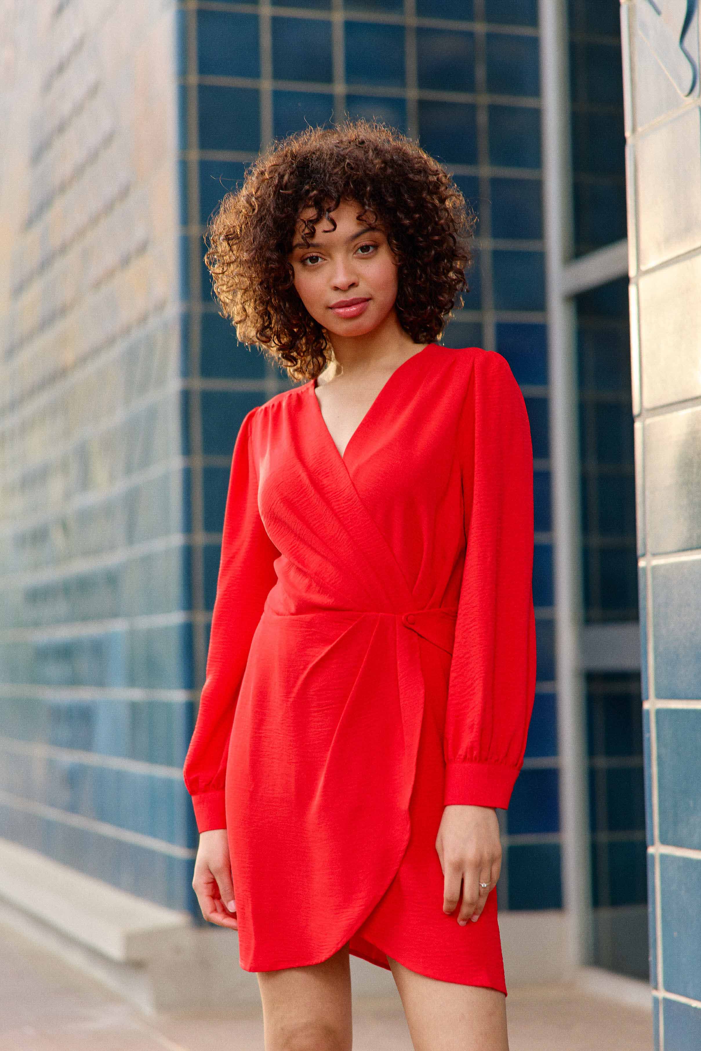 Robe courte rouge - Rachel