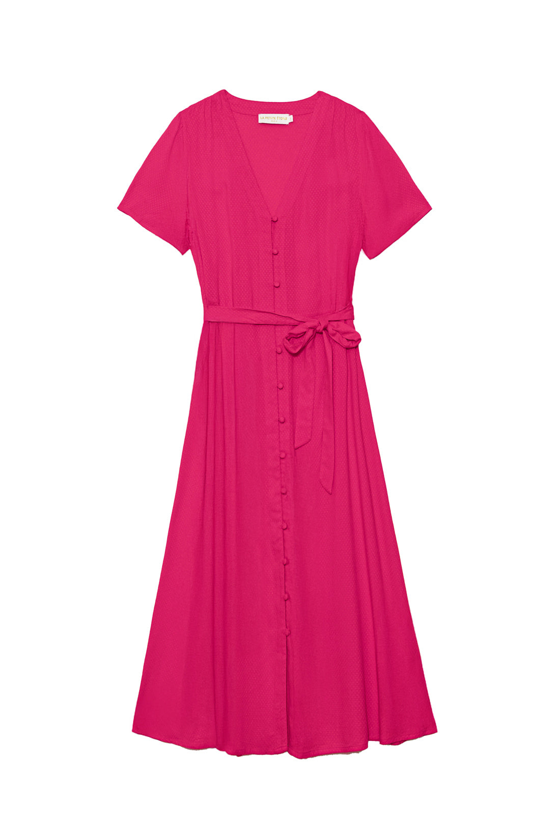 Fuchsia midi dress - Raveny