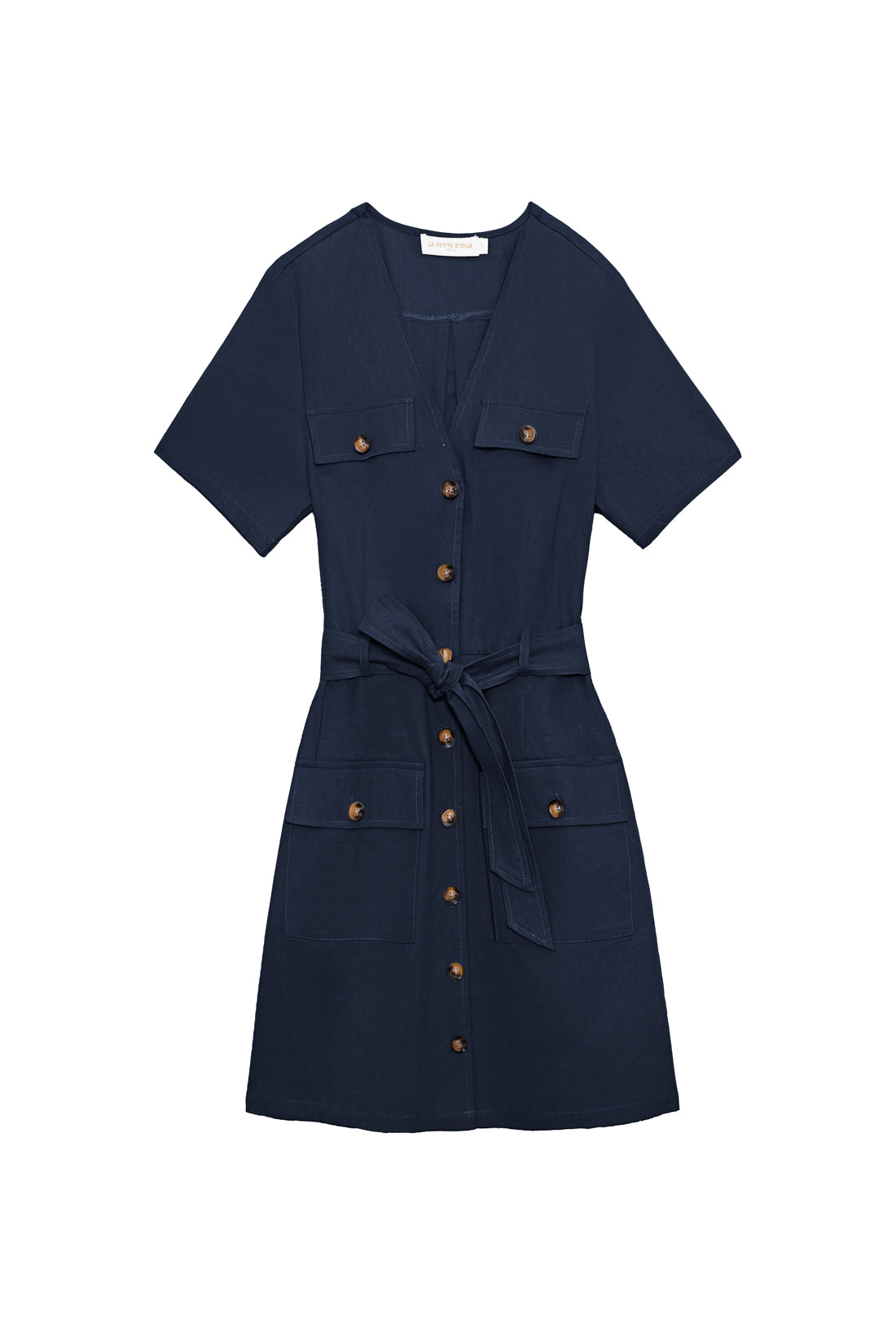 Short navy dress - Raya