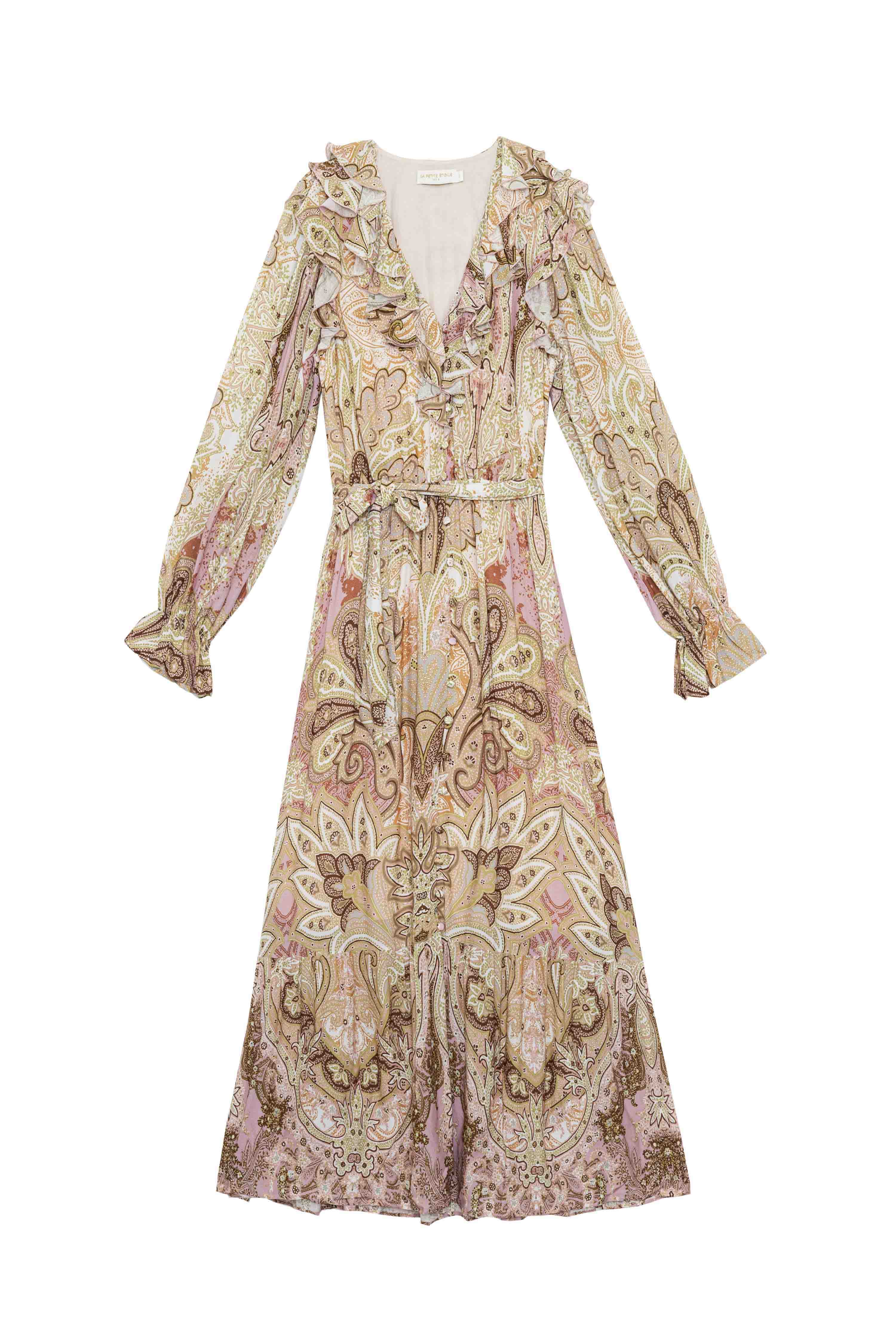 Robe longue à imprimés boho – Reg