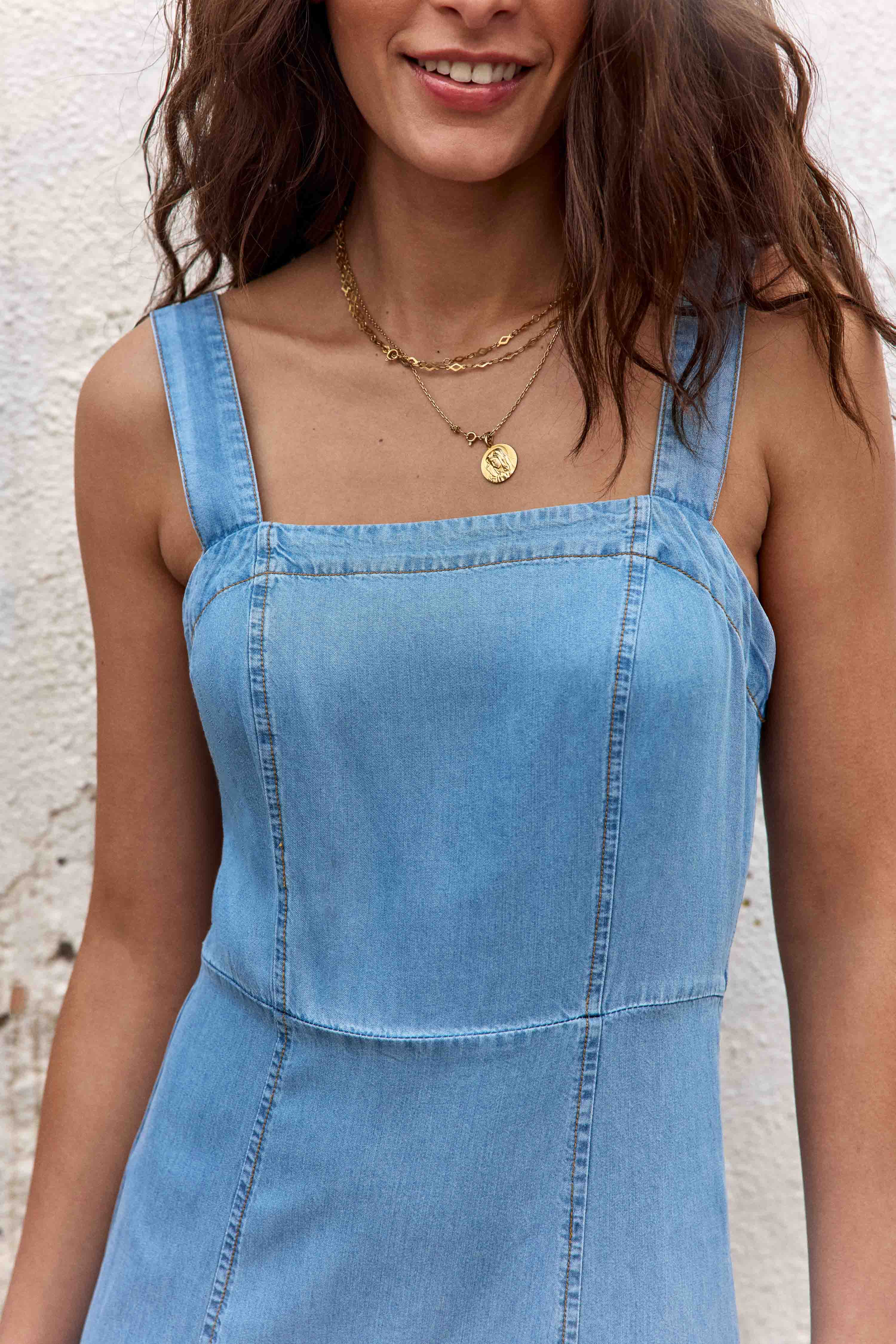 Rikya - Robe longue droite