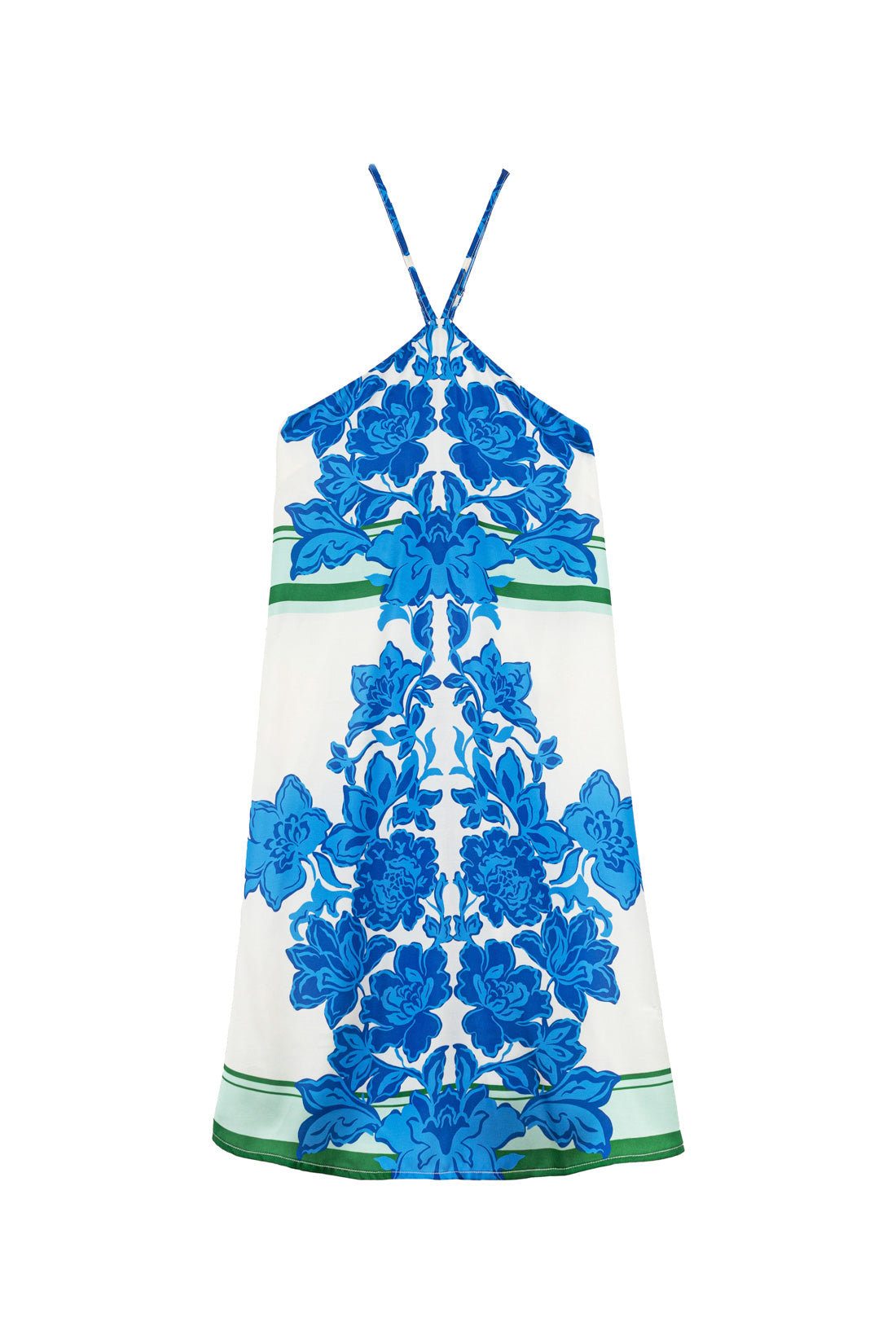 Robe courte trapèze à imprimé fleurs - Rina