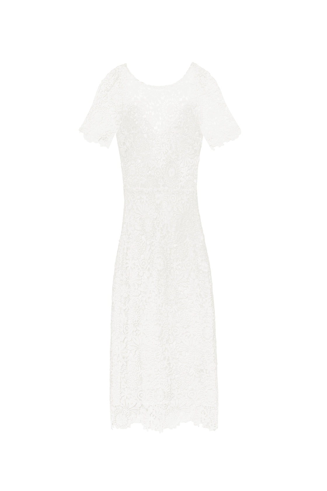 Ivory midi dress - Rinesa