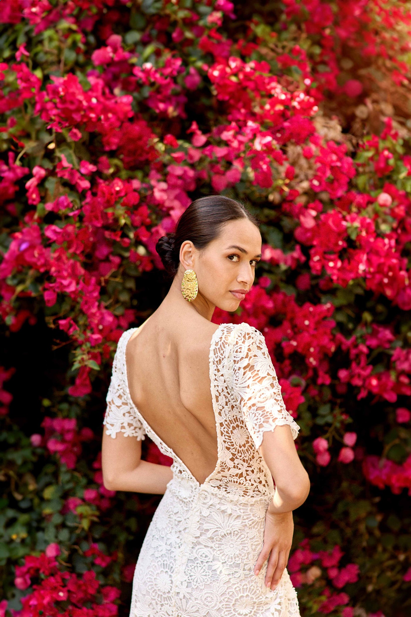 Ivory midi dress - Rinesa