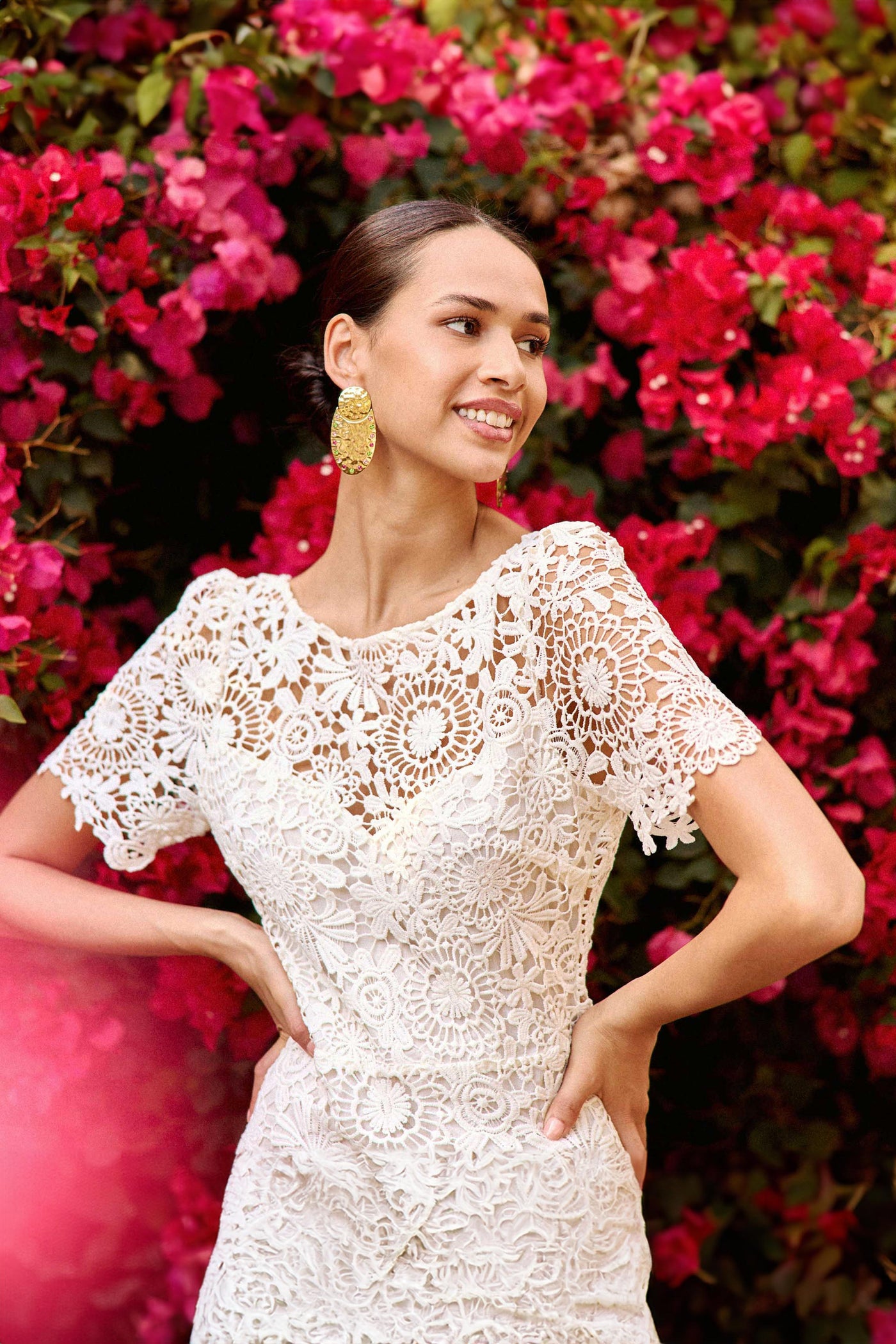 Ivory midi dress - Rinesa